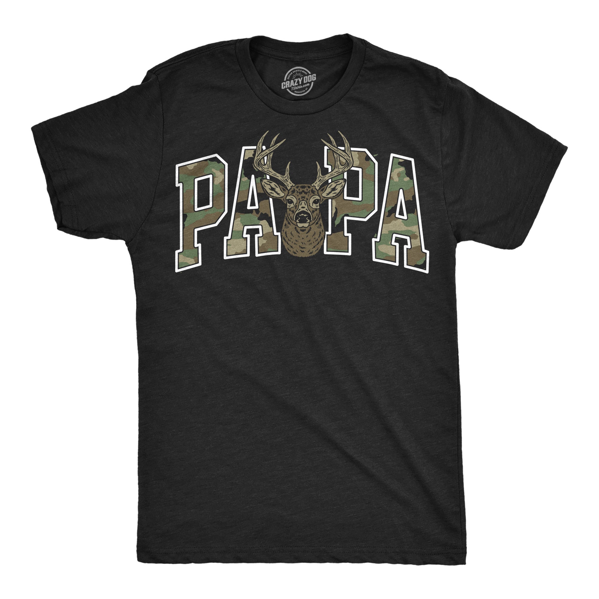 Papa Text Pattern Men's T Shirt