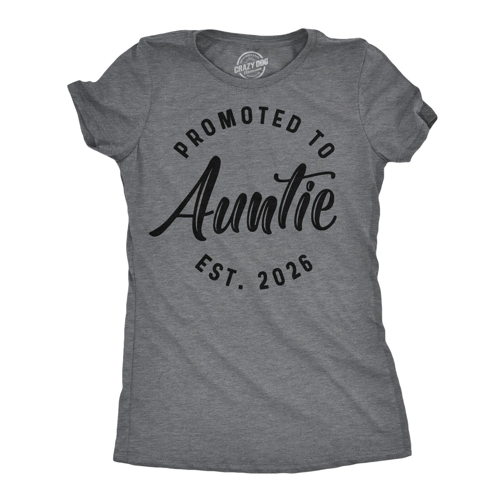 Promoted To Auntie 2026 Women's T Shirt