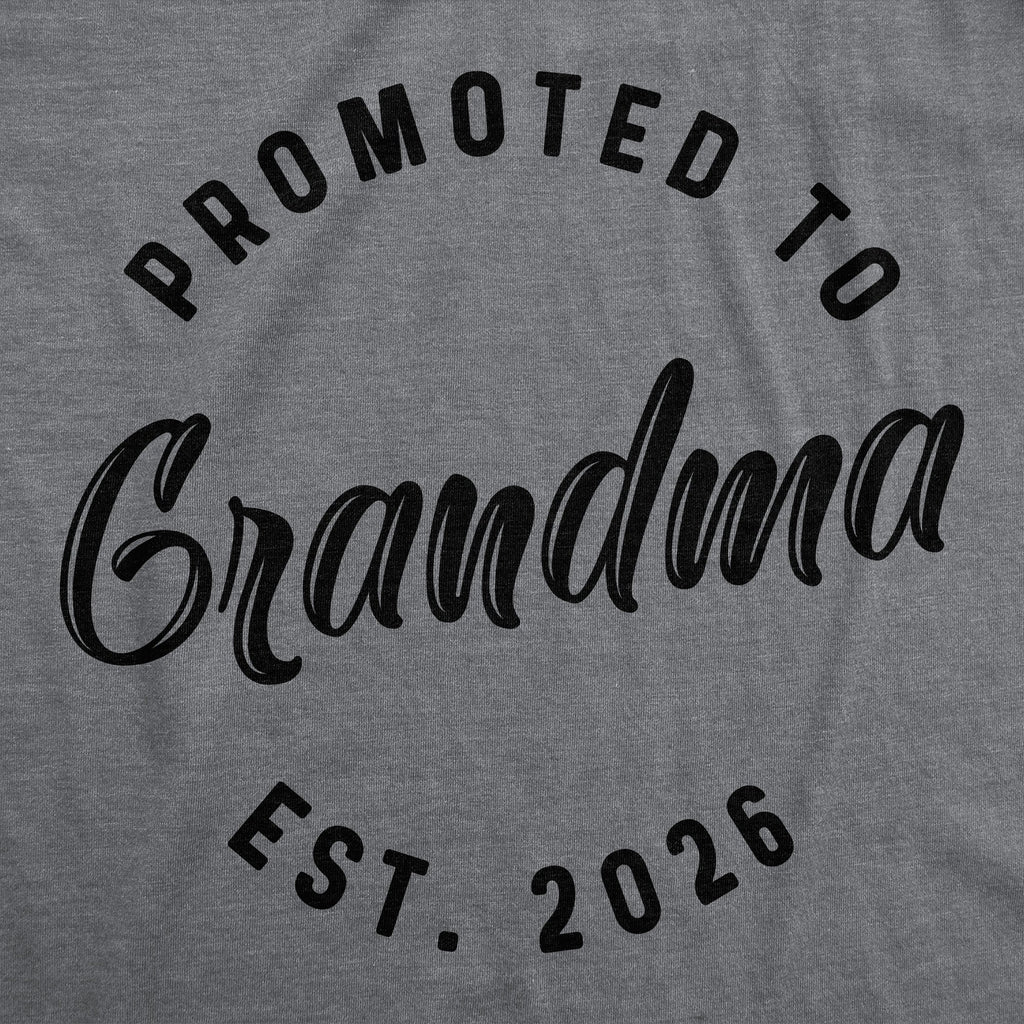 Promoted To Grandma 2026 Women's T Shirt