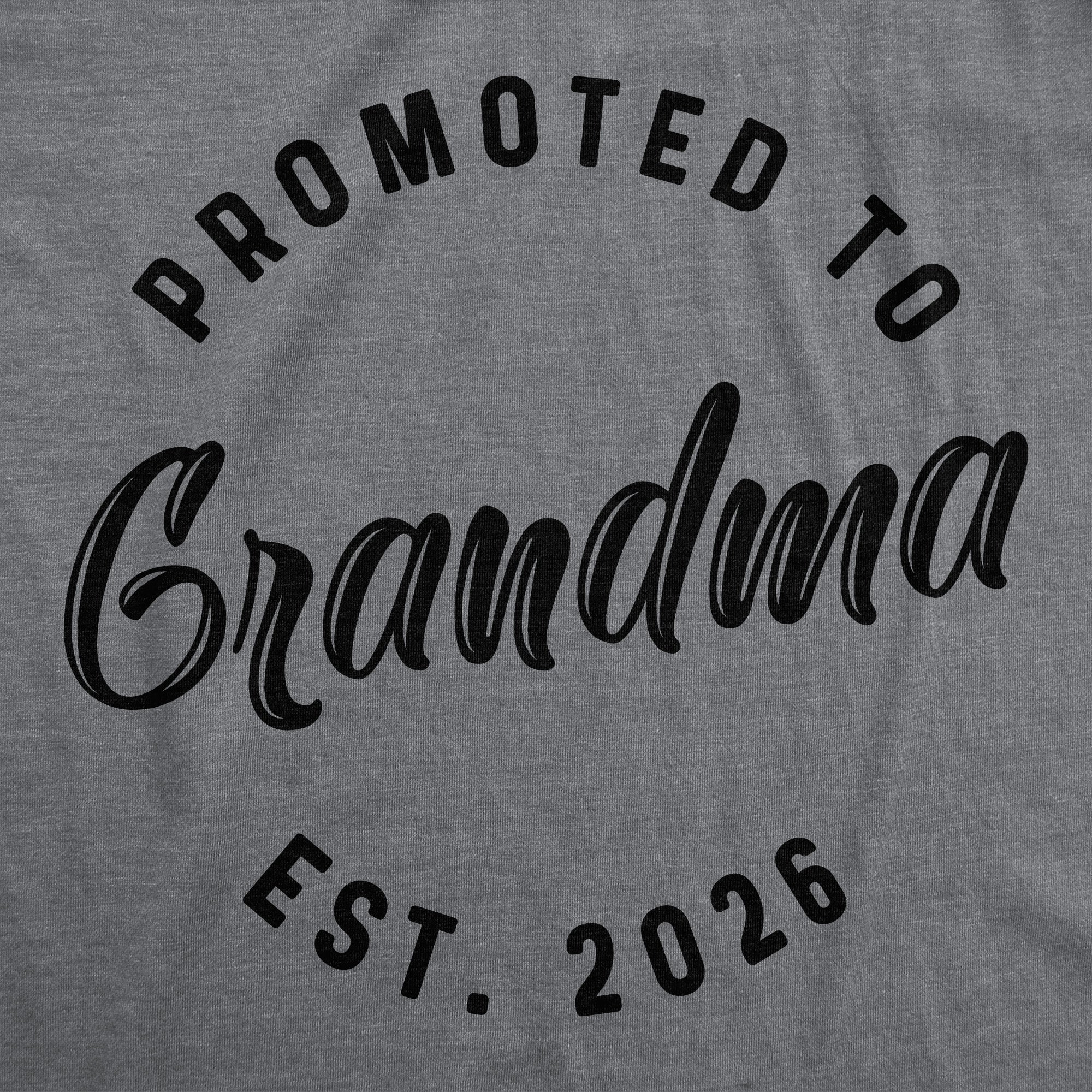 Promoted To Grandma 2026 Women's T Shirt