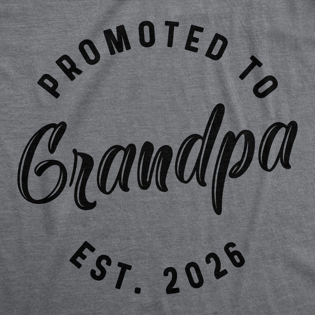 Promoted To Grandpa 2026 Men's T Shirt