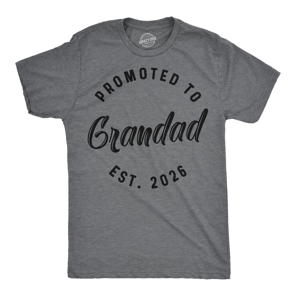 Promoted To Grandad 2026 Men's T Shirt