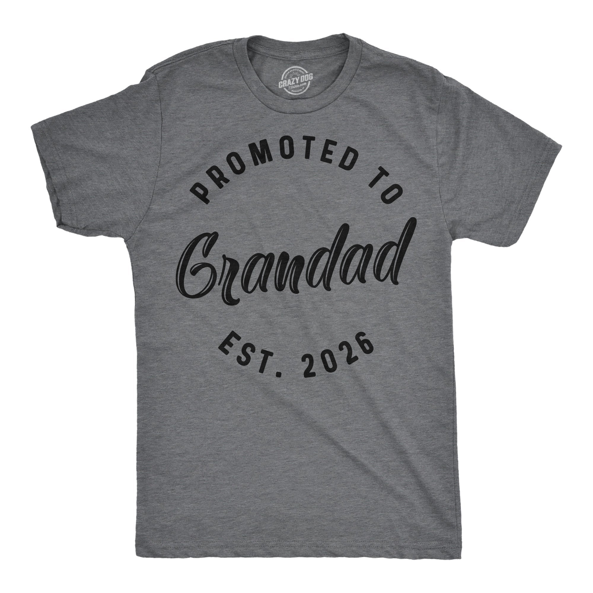 Promoted To Grandad 2026 Men's T Shirt
