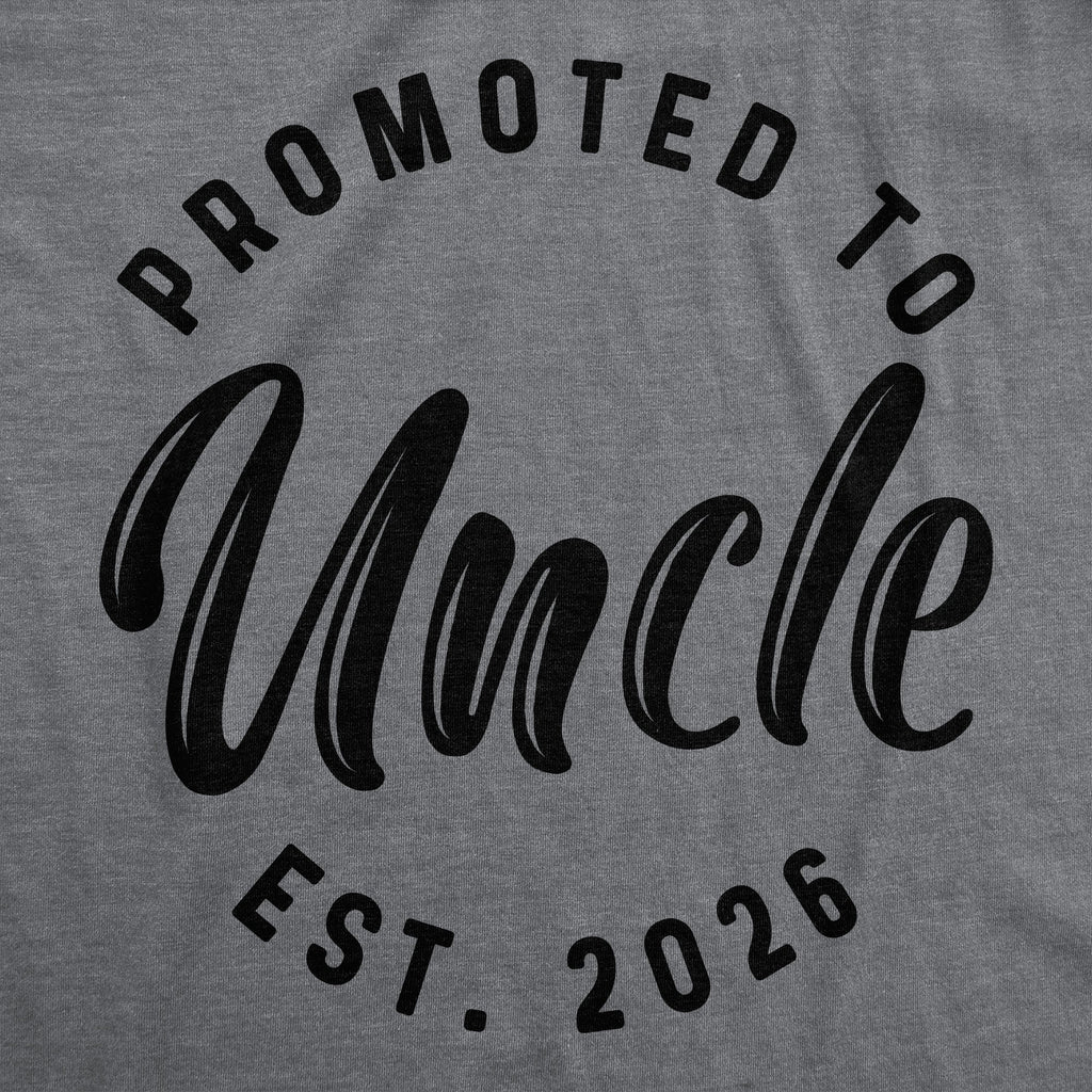 Promoted To Uncle 2026 Men's T Shirt