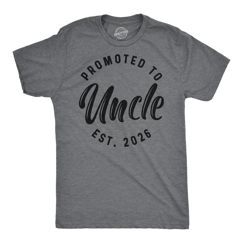 Promoted To Uncle 2026 Men's T Shirt