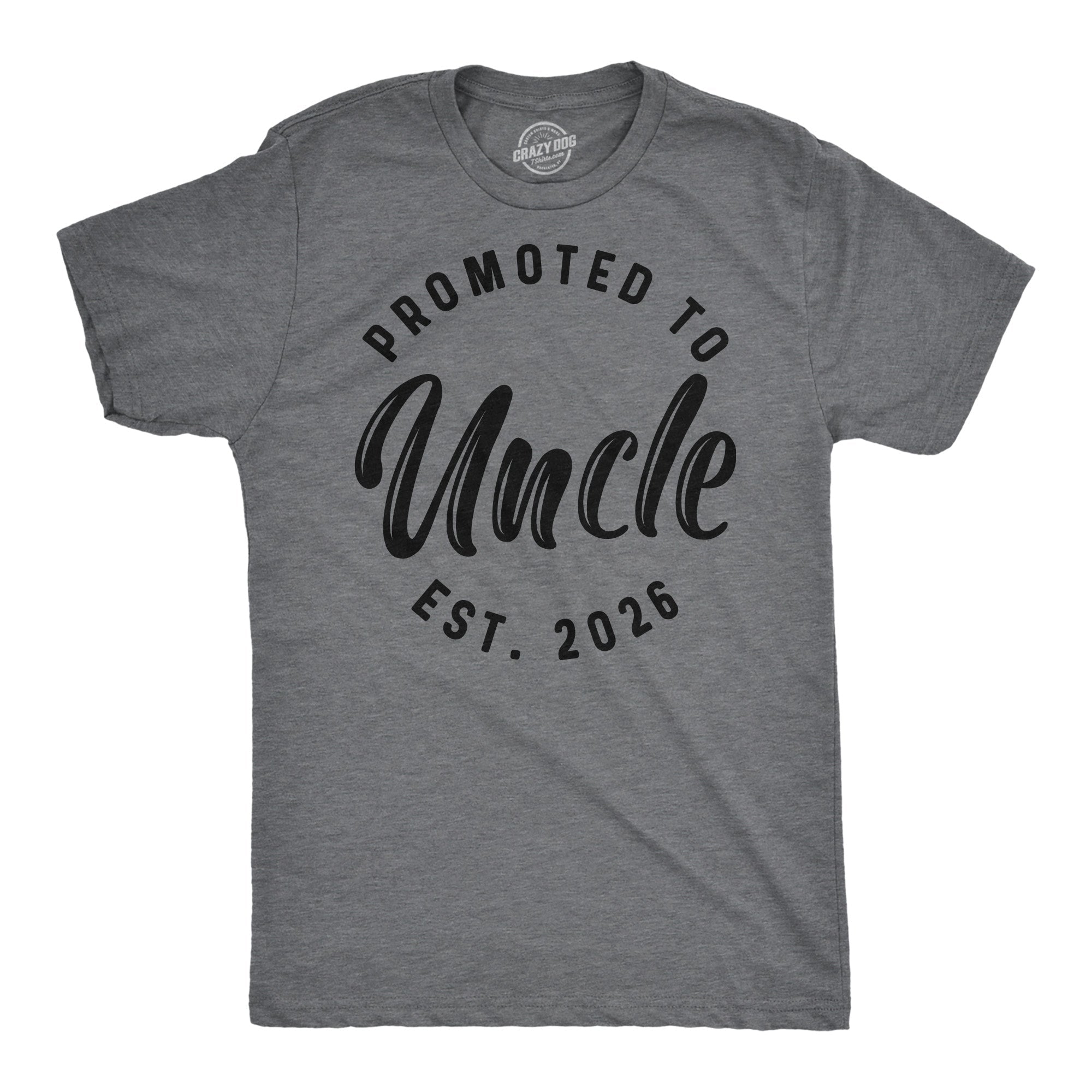 Promoted To Uncle 2026 Men's T Shirt