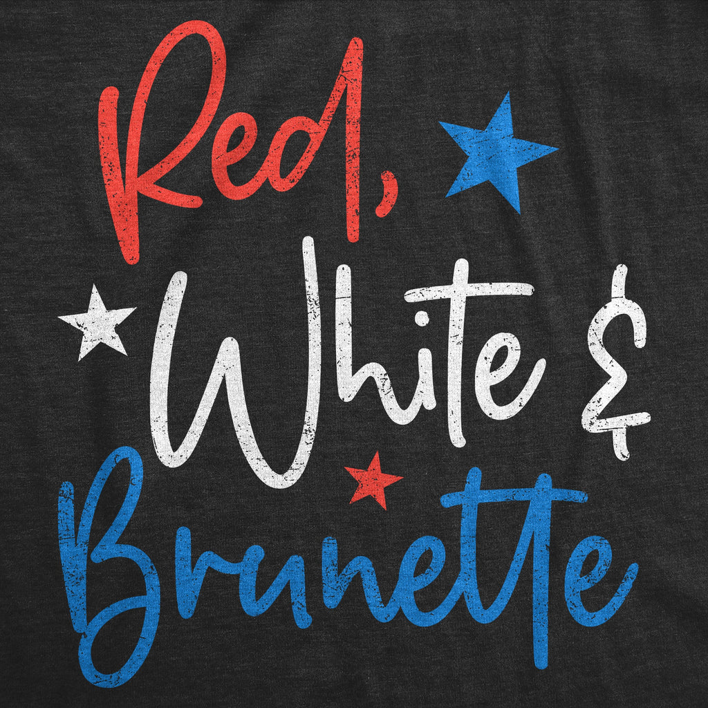 Red White And Brunette Women's T Shirt