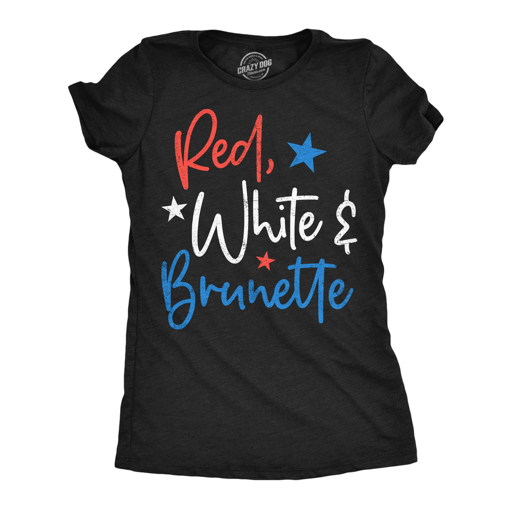Red White And Brunette Women's T Shirt