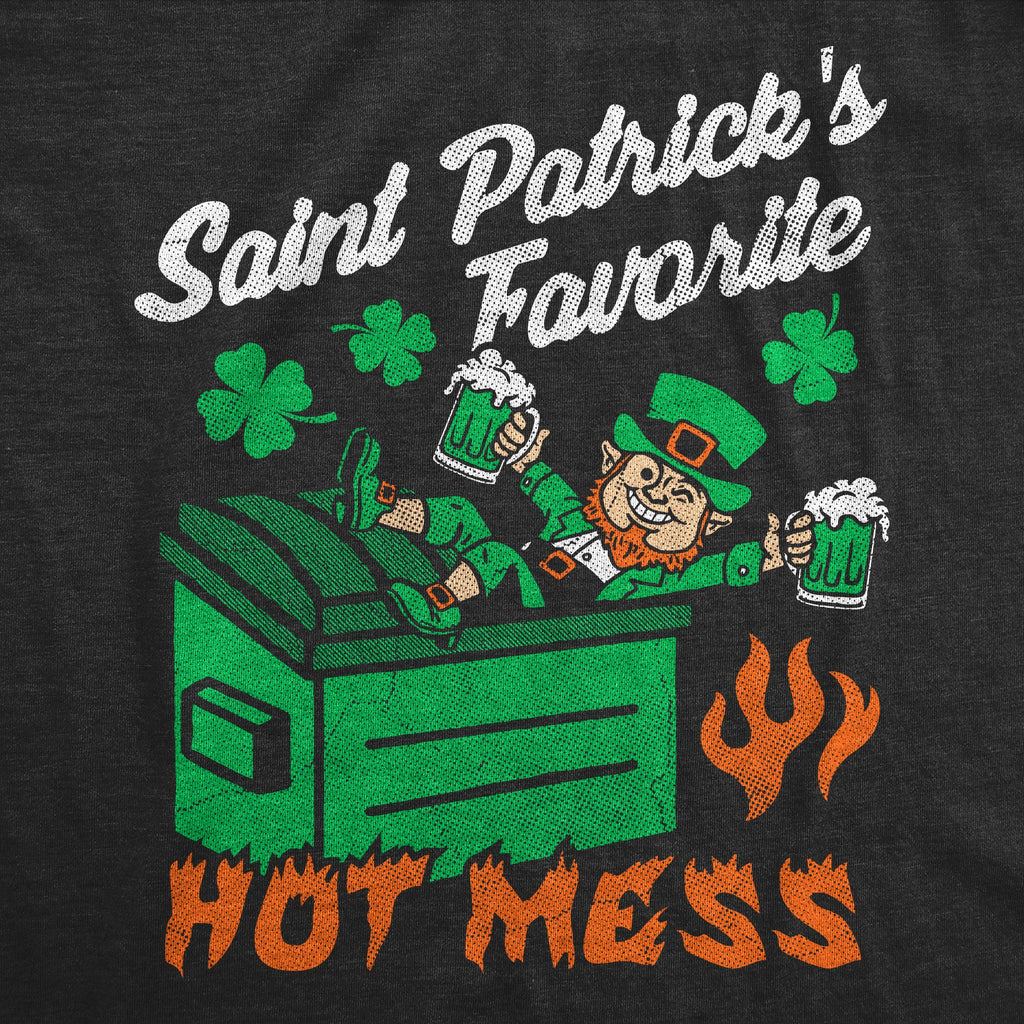 Saint Patricks Favorite Hot Mess Women's T Shirt