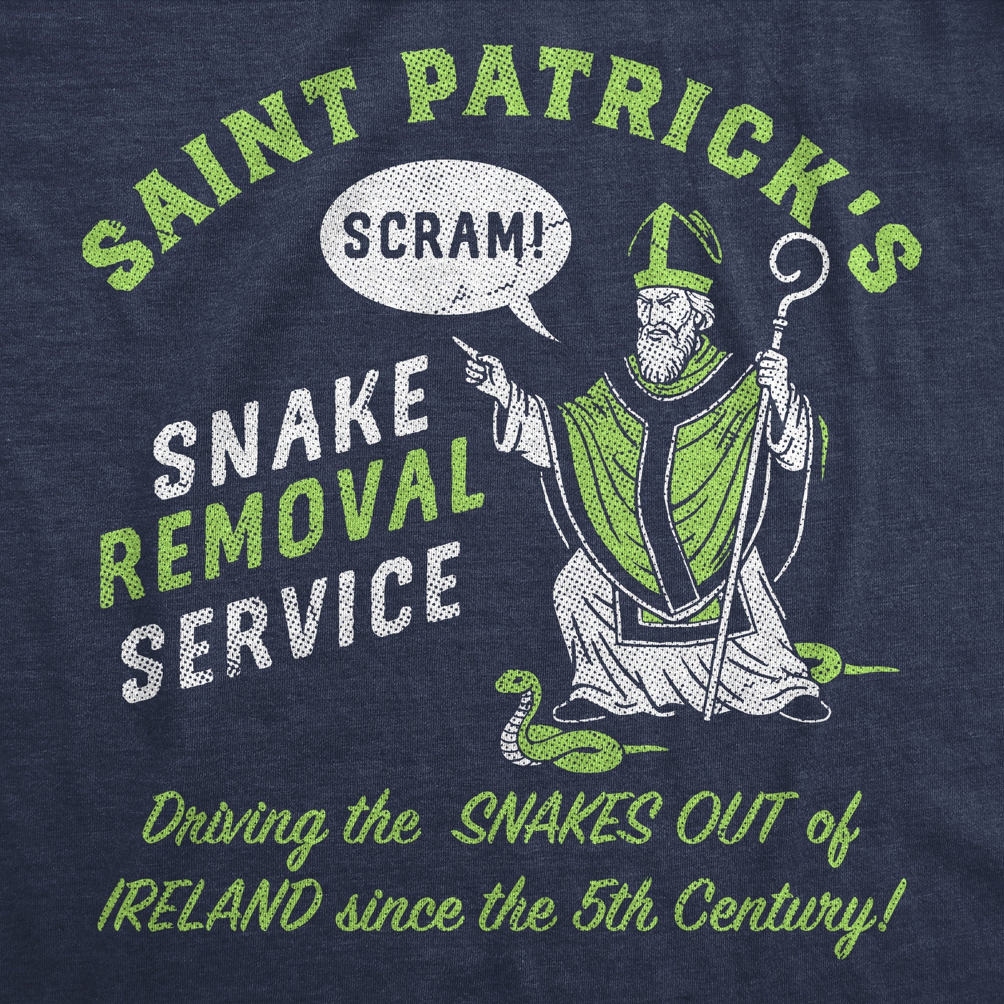 Saint Patricks Snake Removal Service Men's T Shirt