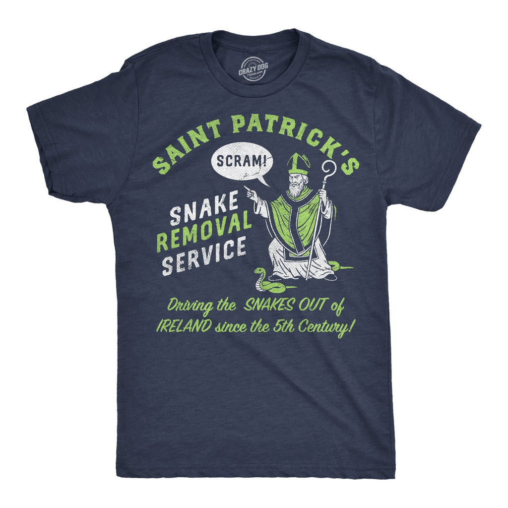 Saint Patricks Snake Removal Service Men's T Shirt