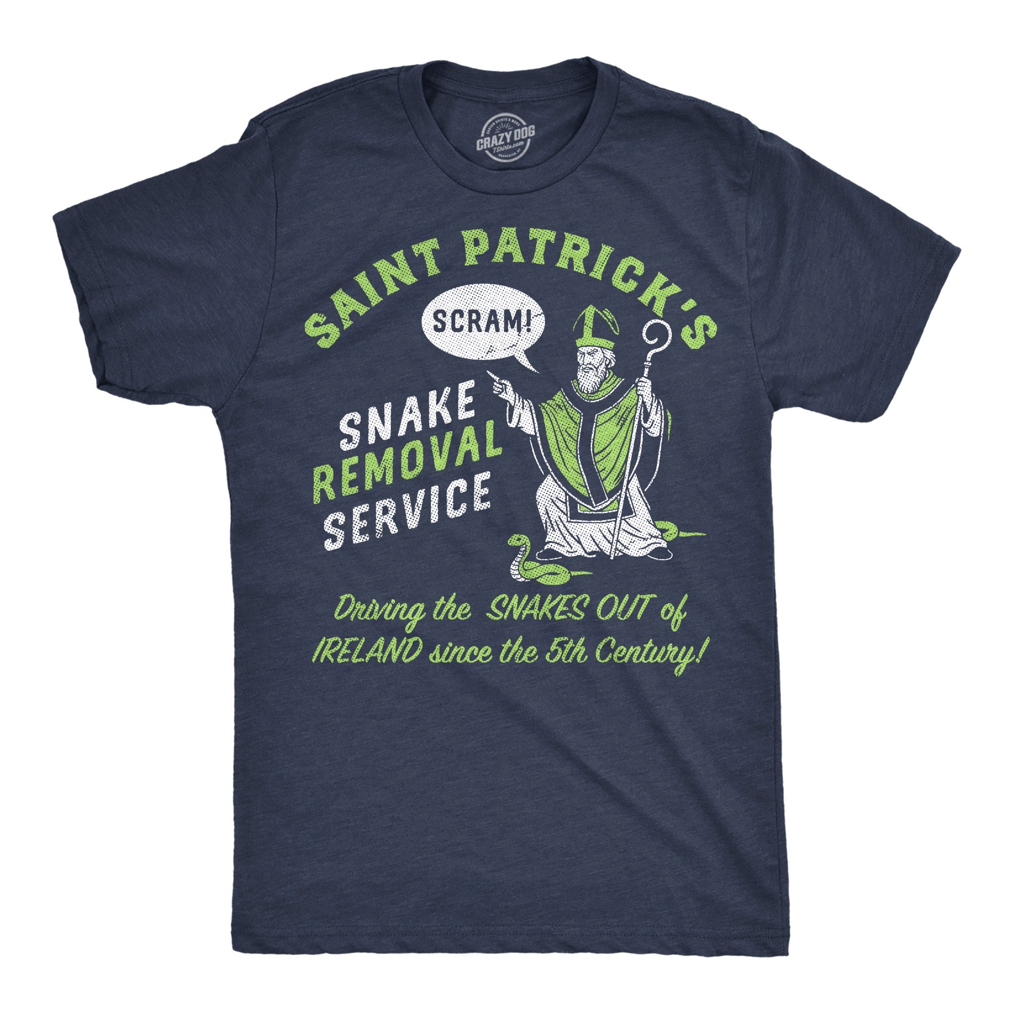Saint Patricks Snake Removal Service Men's T Shirt