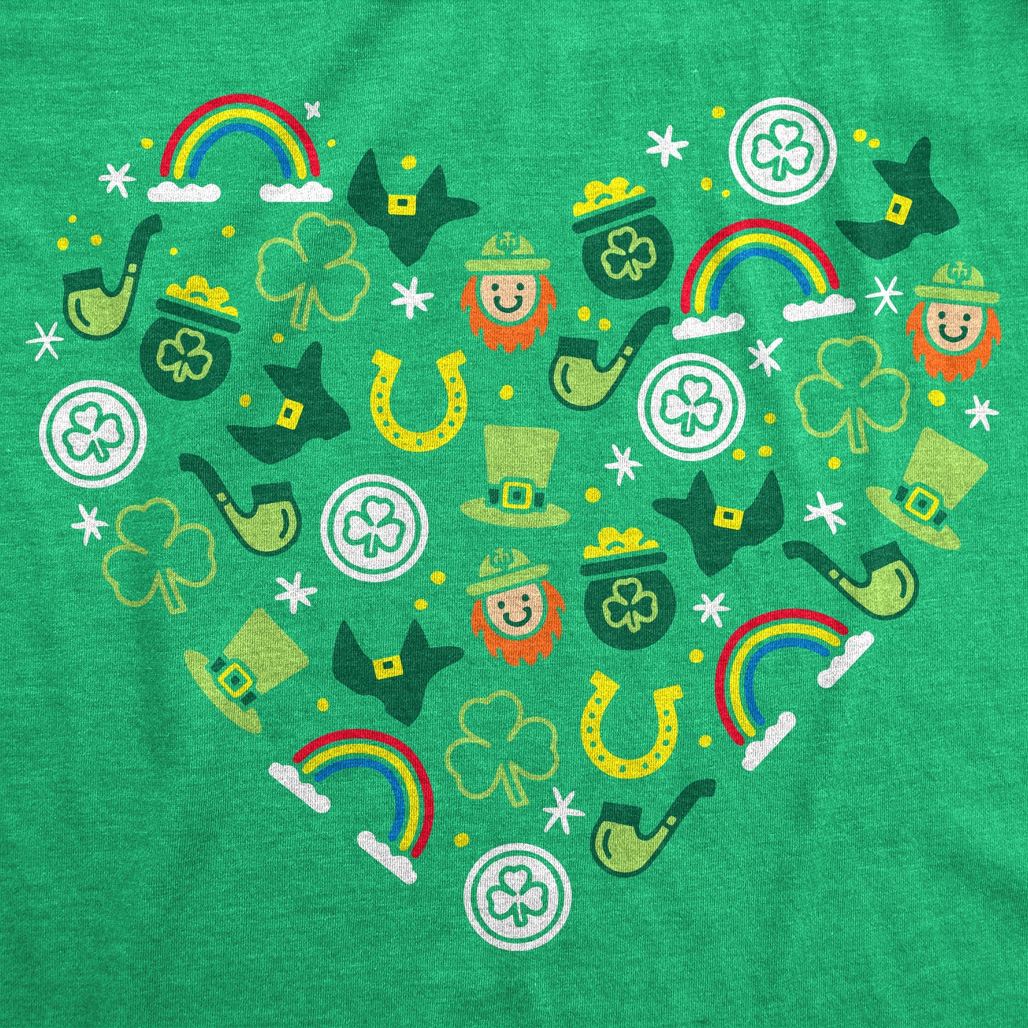 Saint Patricks Icon Heart Women's T Shirt