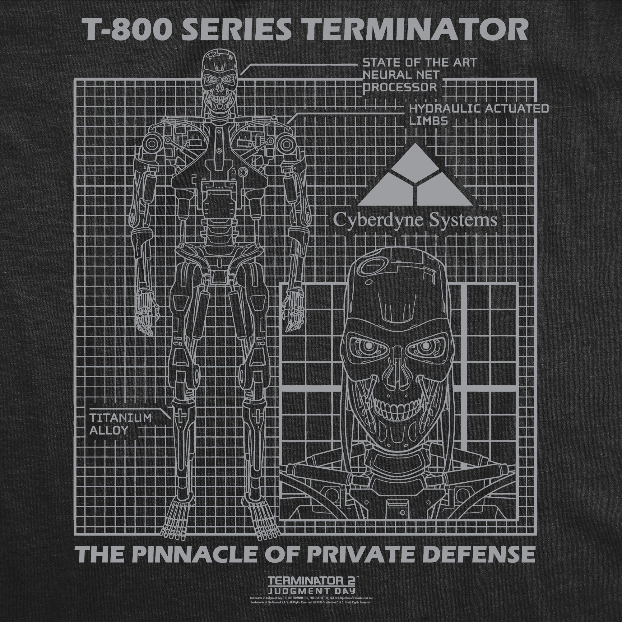 T-800 Schematic Women's T Shirt