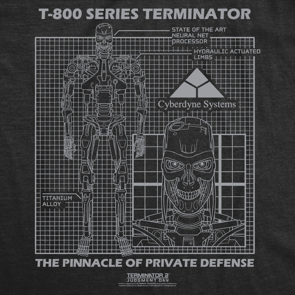 T-800 Schematic Men's T Shirt
