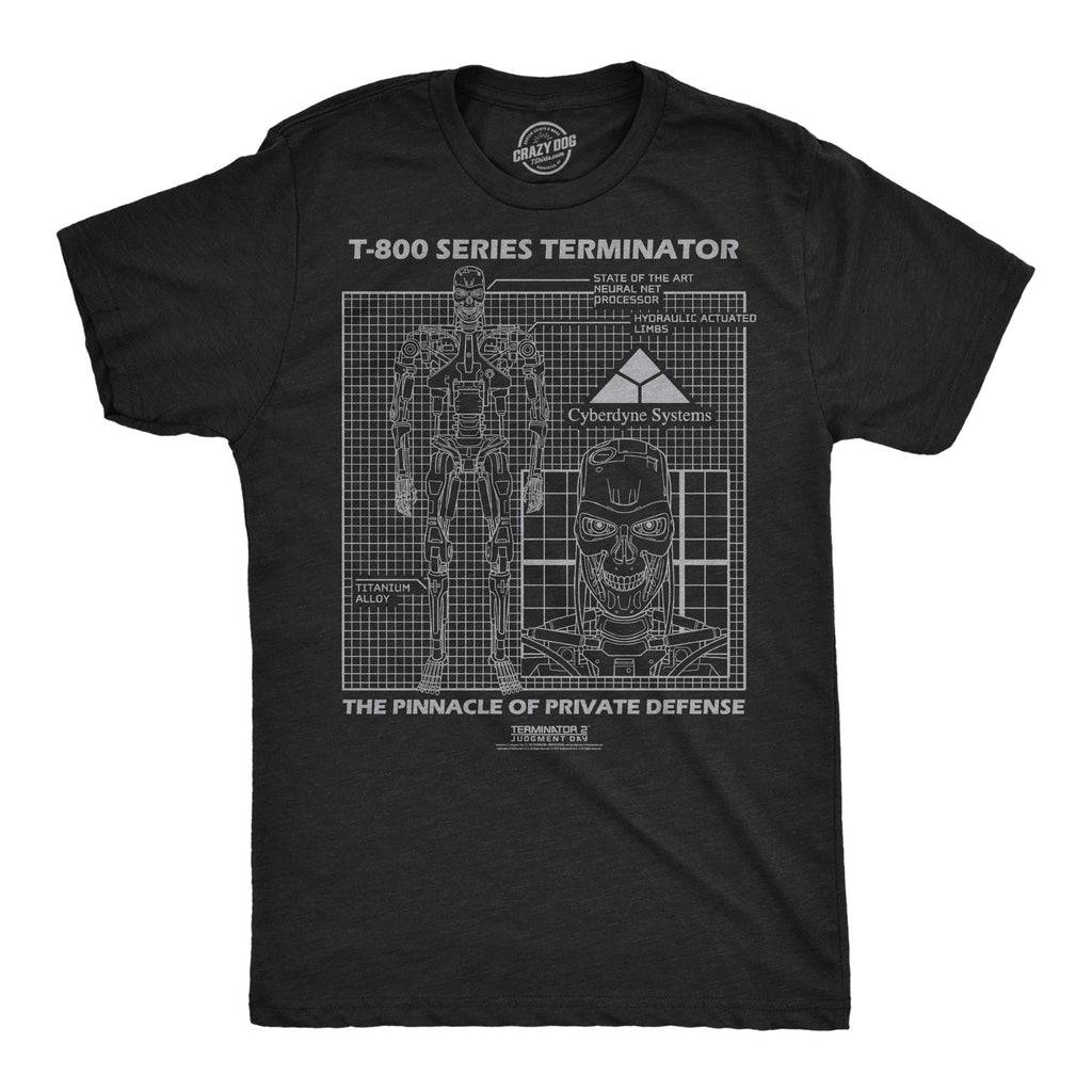 T-800 Schematic Men's T Shirt