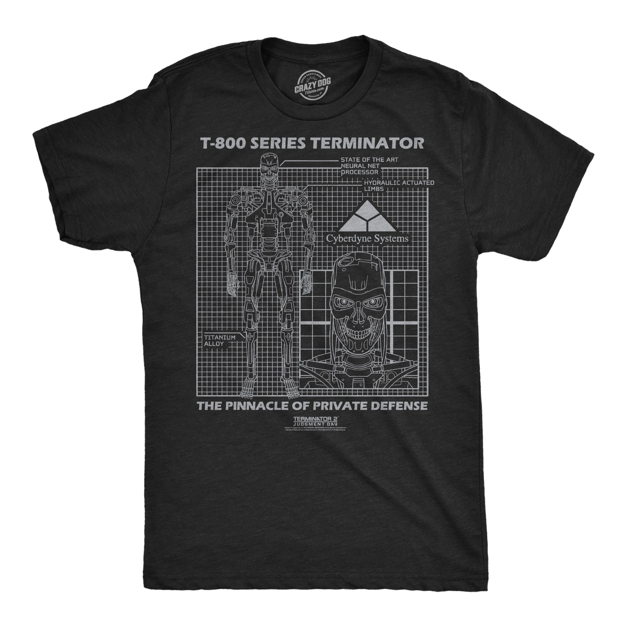 T-800 Schematic Men's T Shirt