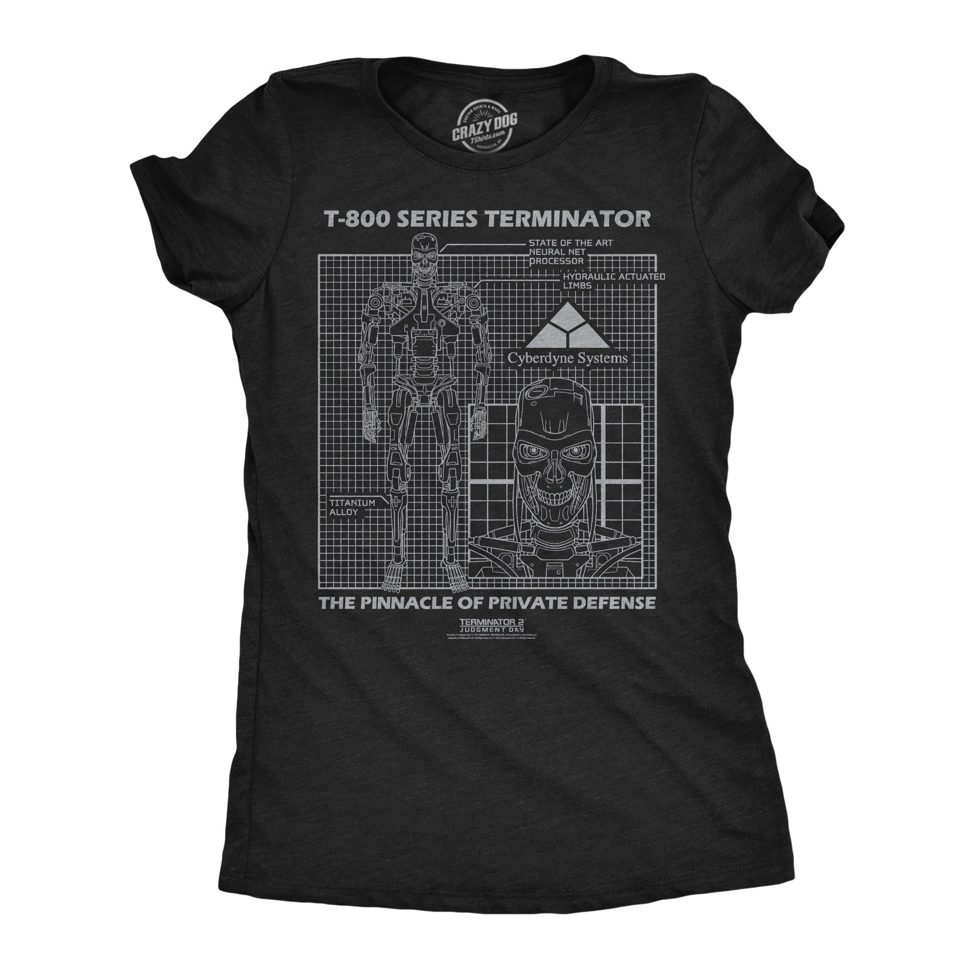 T-800 Schematic Women's T Shirt