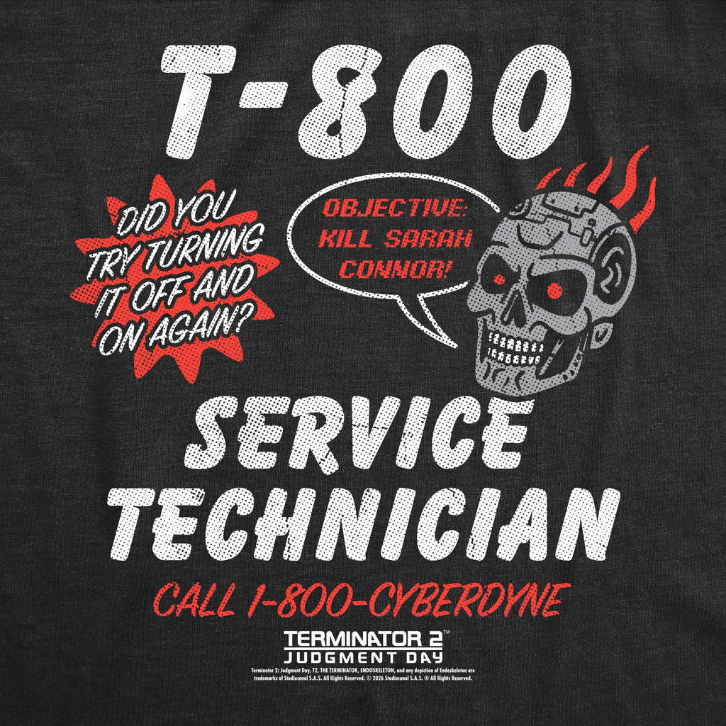 T 800 Service Technician Men's T Shirt