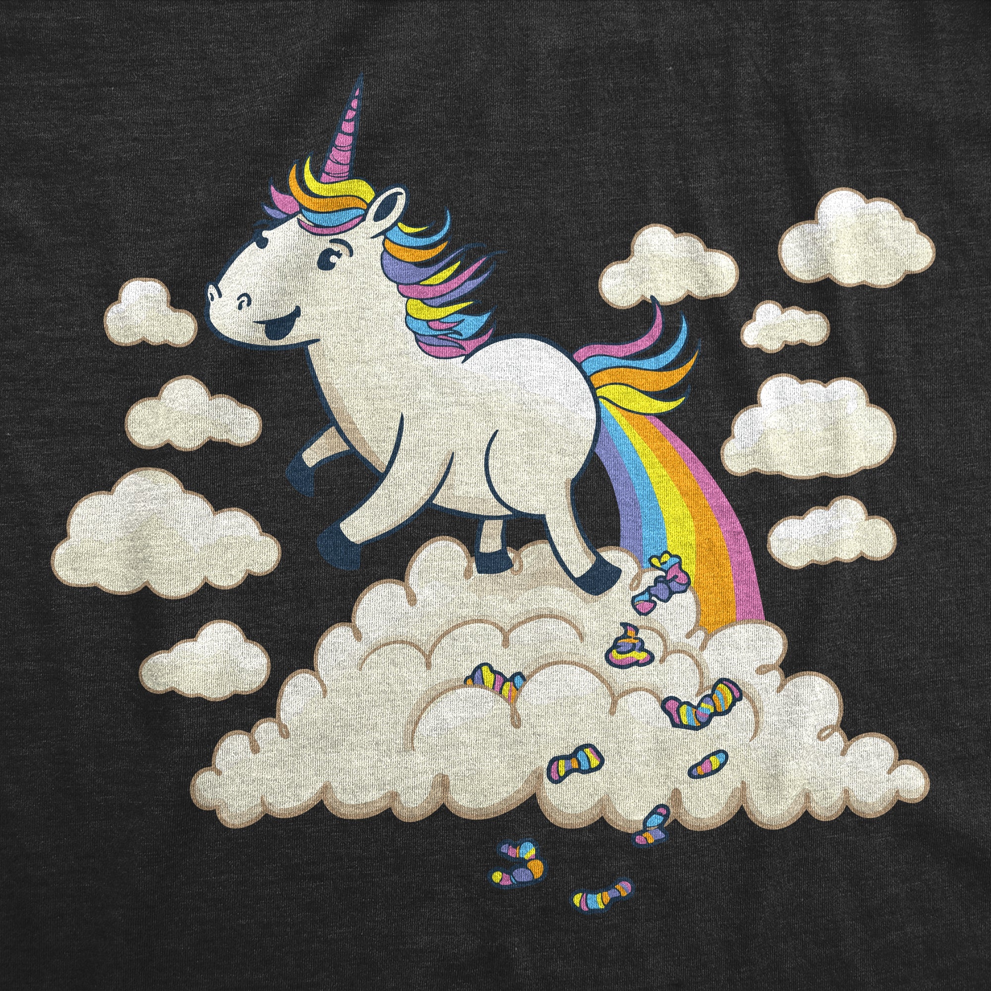 Unicorn Poop Men's T Shirt