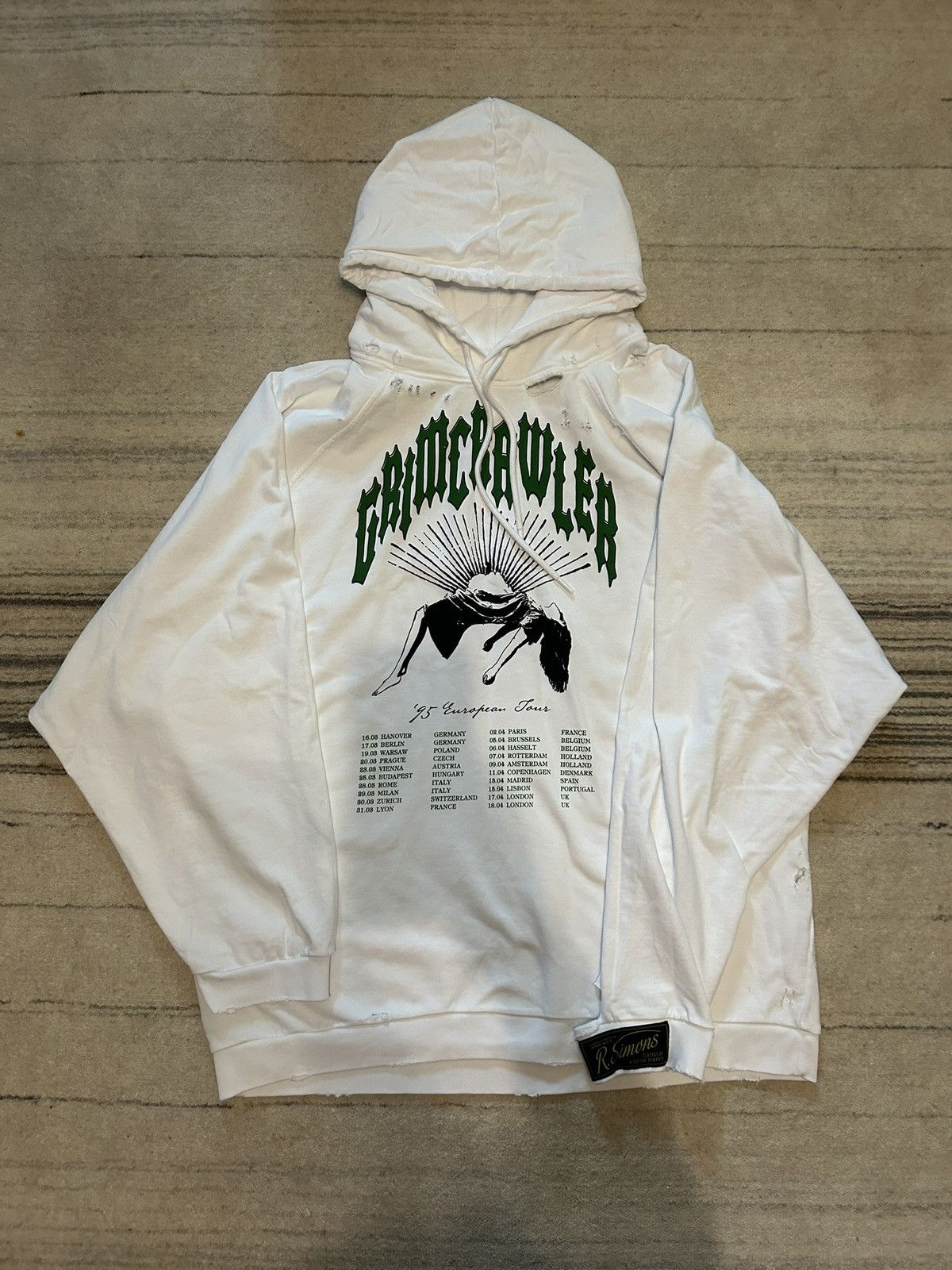 Simons Raf Simons Grimecrawler Hoodie T-Shirts, Sweatshirt | PodTeesHub.com