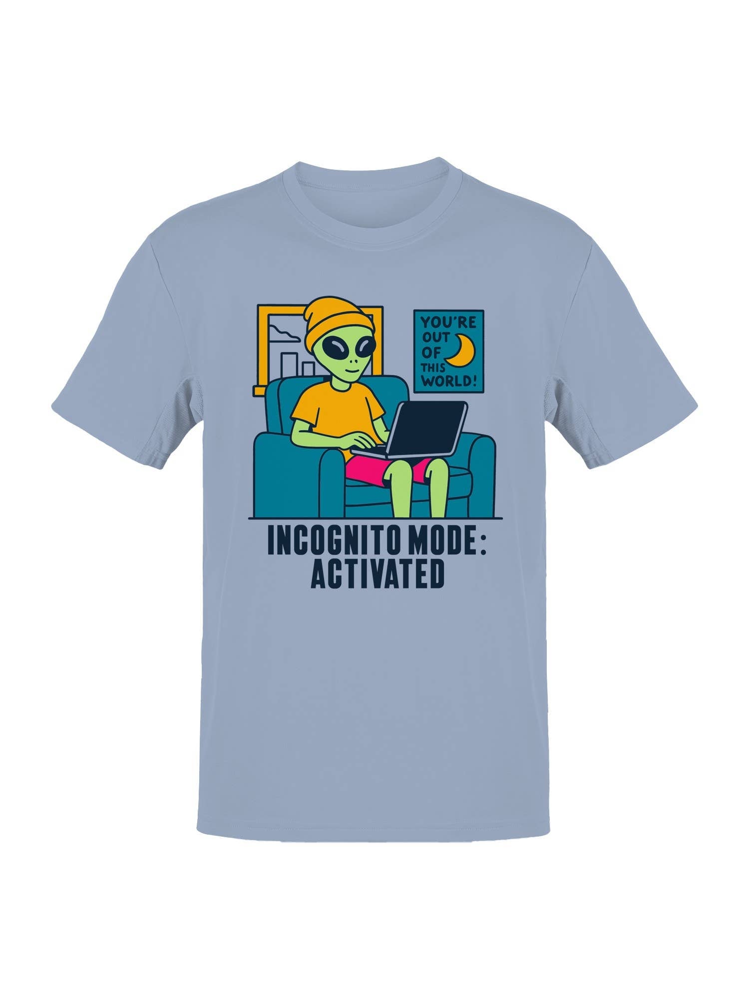 Alien Incognito Mode Activated Men's T-Shirt Hoodie, Sweatshirt | PodTeesHub.com