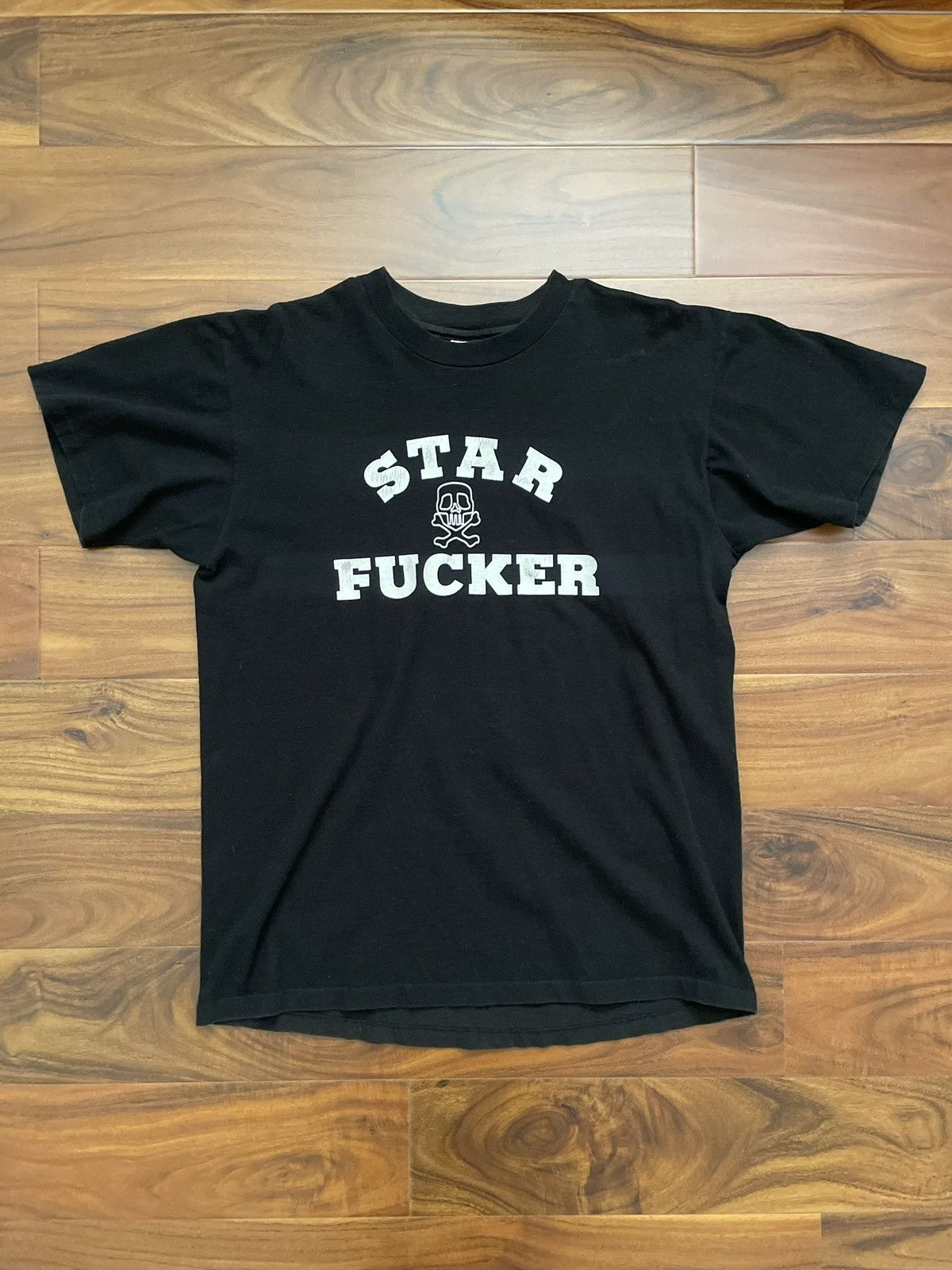 Vintage Black Star Fucker Tee Hoodie, Sweatshirt | PodTeesHub.com