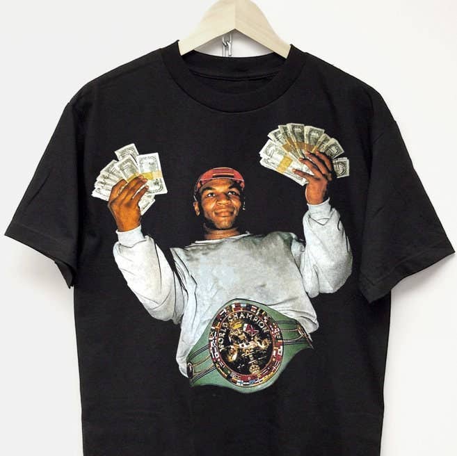Mike Tyson Vintage Rap Tee Hip Hop Streetwear T-Shirt Hoodie, Sweatshirt | PodTeesHub.com