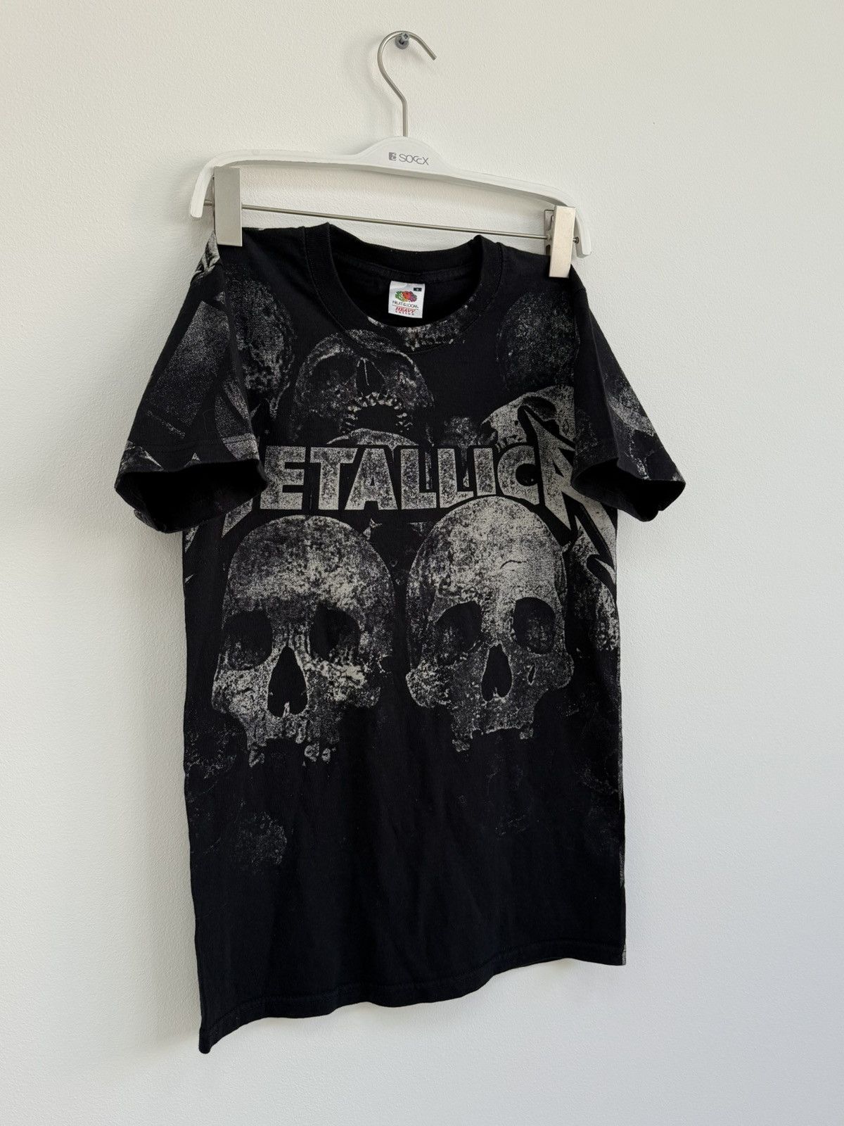 Vintage 00s Metallica Skulls All Over Print T Shirt Hoodie, Sweatshirt | PodTeesHub.com