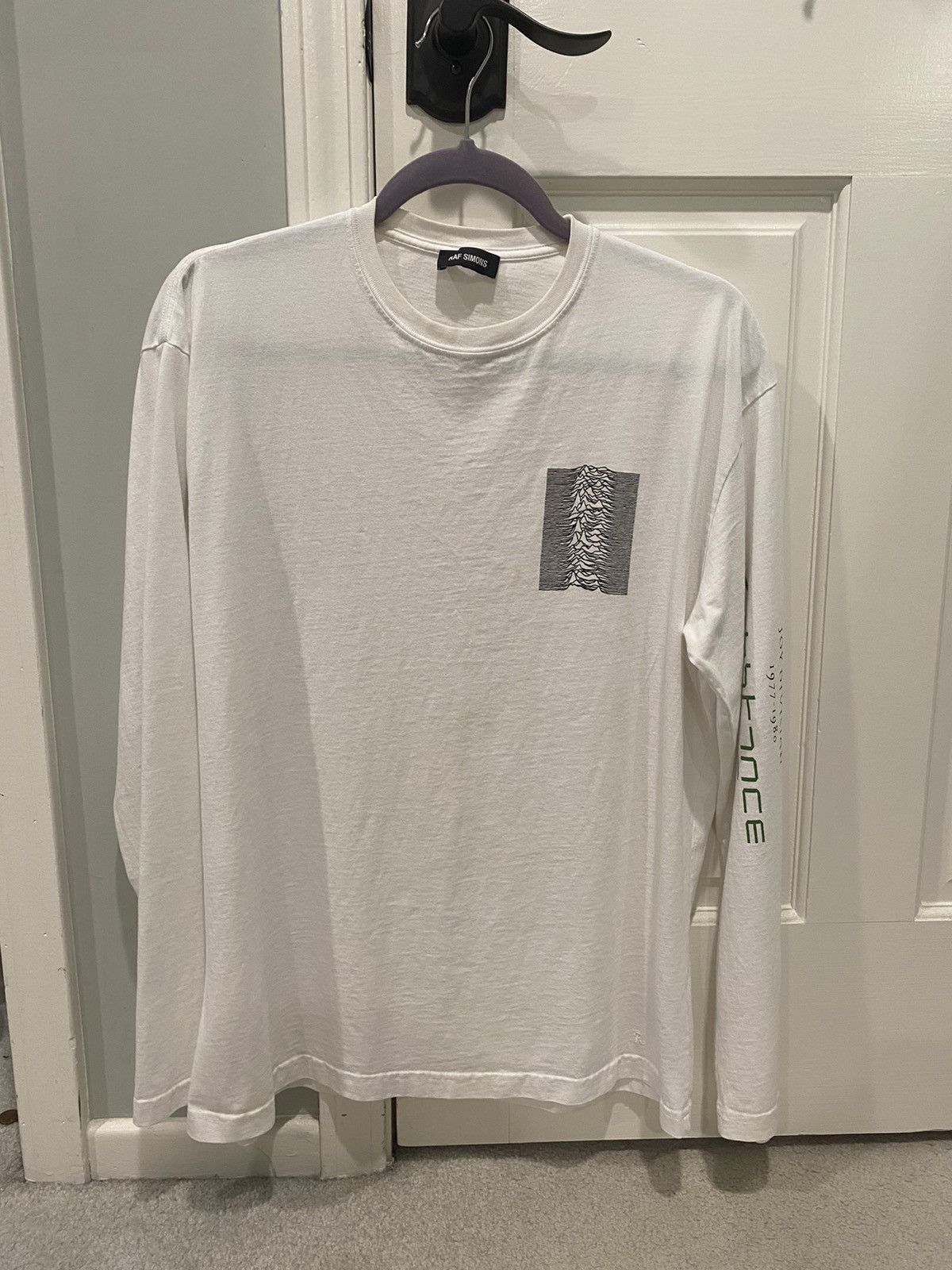 Simons Raf Simons Joy Division Long Sleeve Tee Hoodie, Sweatshirt | PodTeesHub.com