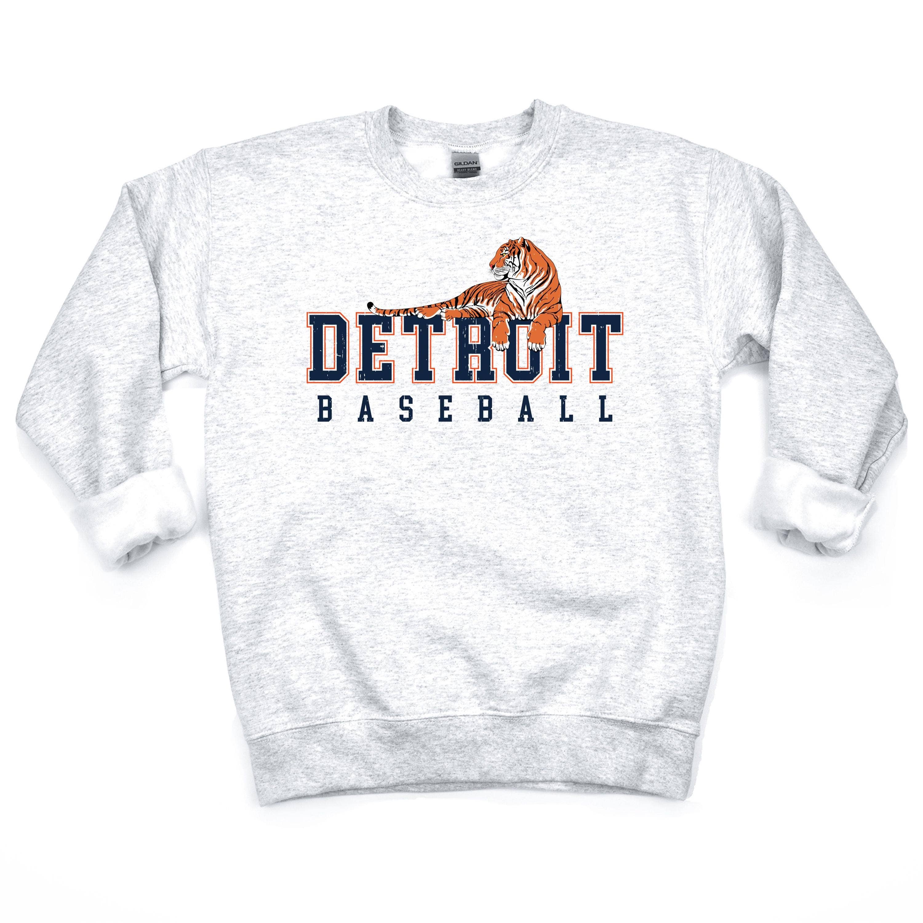 Retro Detroit Tigers Baseball Tee Hoodie, Sweatshirt | PodTeesHub.com