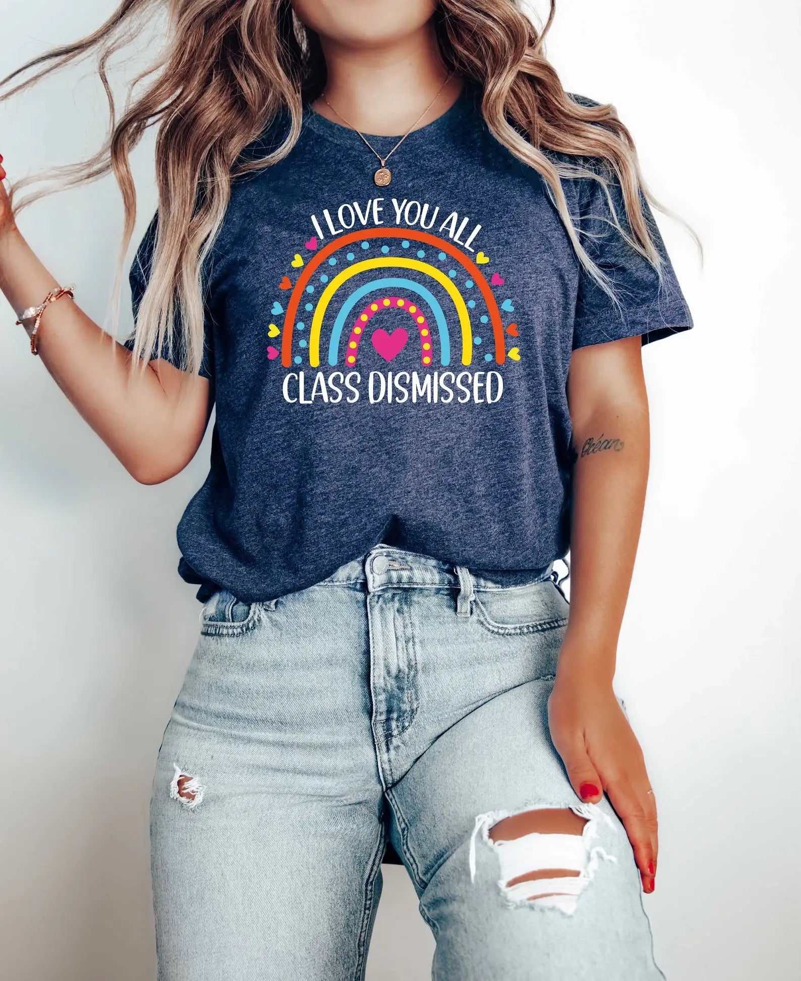 I Love You All Dismissed T-Shirt, Teacher Life Shirt Hoodie, Sweatshirt | PodTeesHub.com