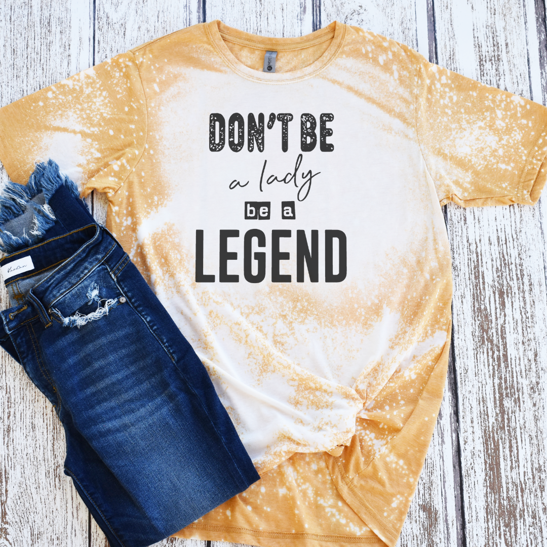 Retro Vintage Rock Band T-Shirt Don't Be A Lady Be A Legend Hoodie, Sweatshirt | PodTeesHub.com