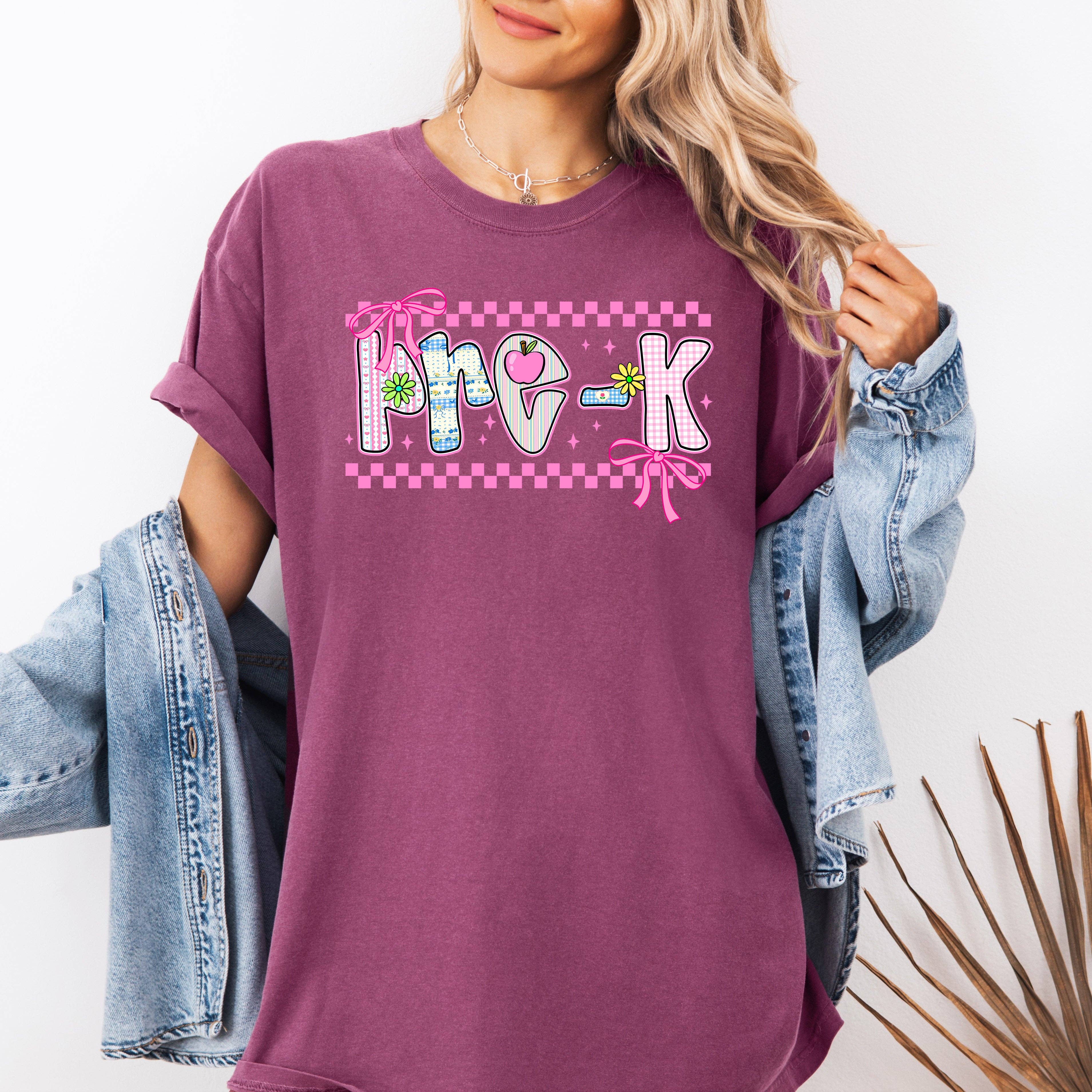 Pre-K Teacher, Back To School, First Day of School T-Shirt Hoodie, Sweatshirt | PodTeesHub.com
