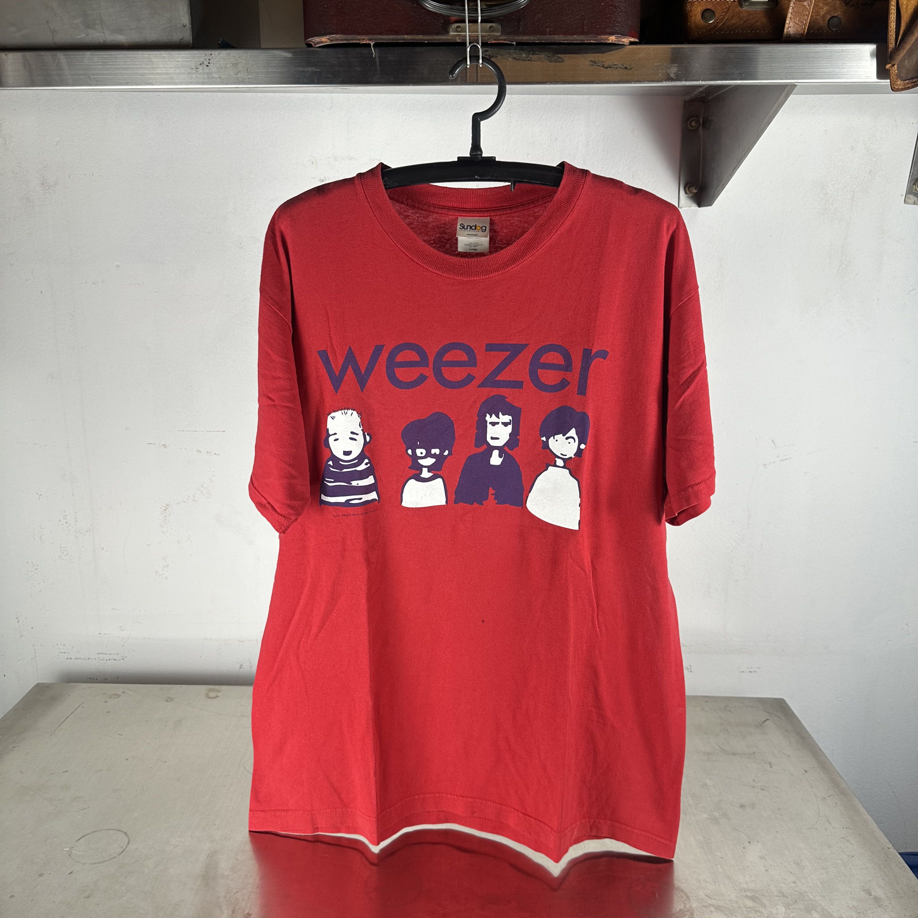Vintage 2000s Y2k Weezer Punk Rock Band T Shirt Hoodie, Sweatshirt | PodTeesHub.com