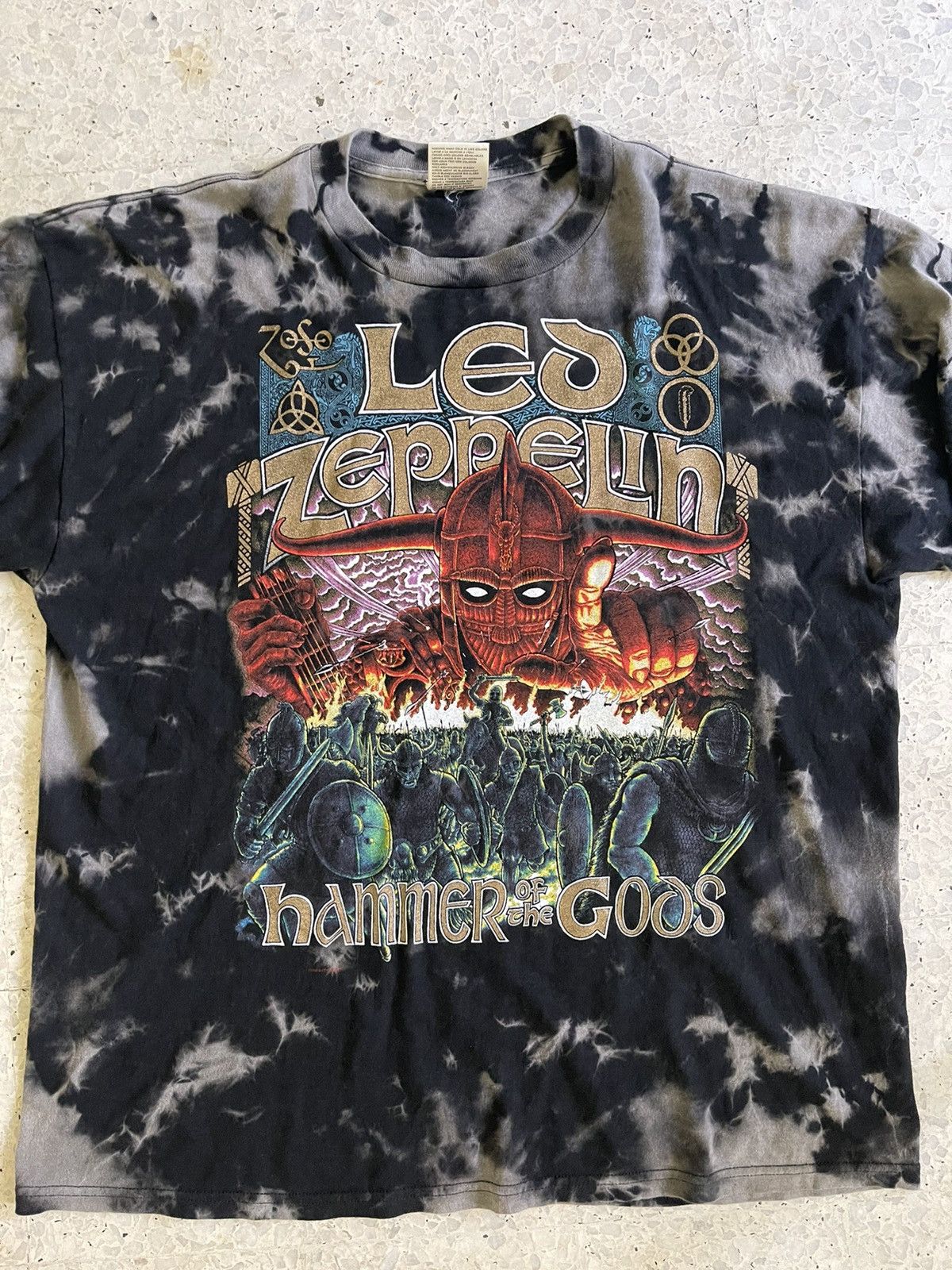 Vintage 1999 Led Zeppelin Hammer Of The Gods T-Shirts, Hoodie, Sweatshirt | PodTeesHub.com