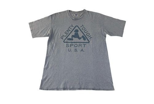 Vintage 90s Plenty Tough Sport Usa Big Logo Printed Tee Hoodie, Sweatshirt | PodTeesHub.com