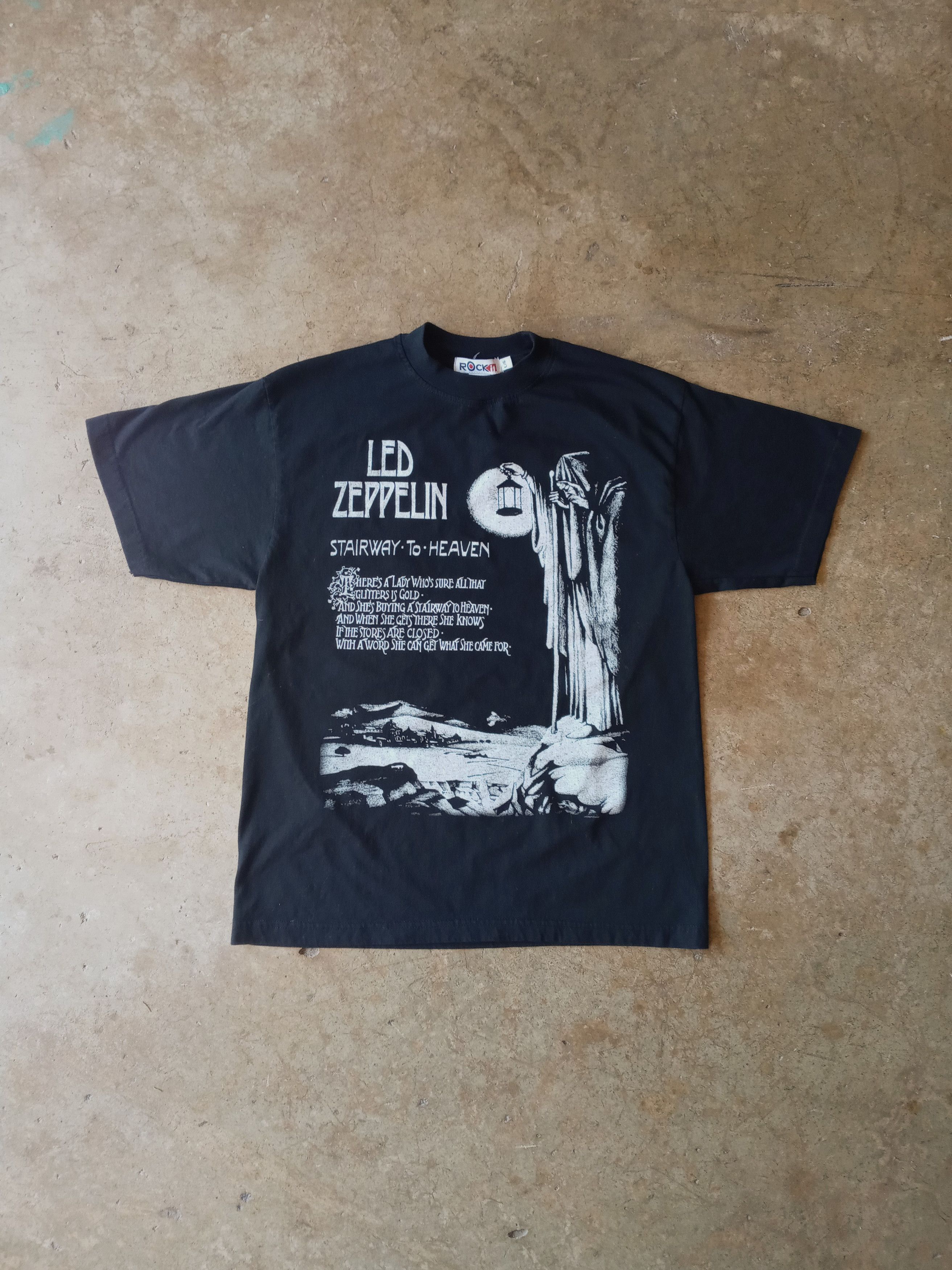 Zeppelin Led Zeppelin Stairway To Heaven Double Sided Band Tee Hoodie, Sweatshirt | PodTeesHub.com
