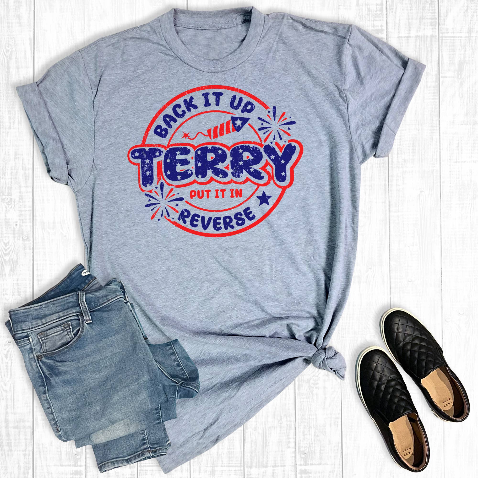 4th of July Back It Up Terry Graphic Tee Hoodie, Sweatshirt | PodTeesHub.com