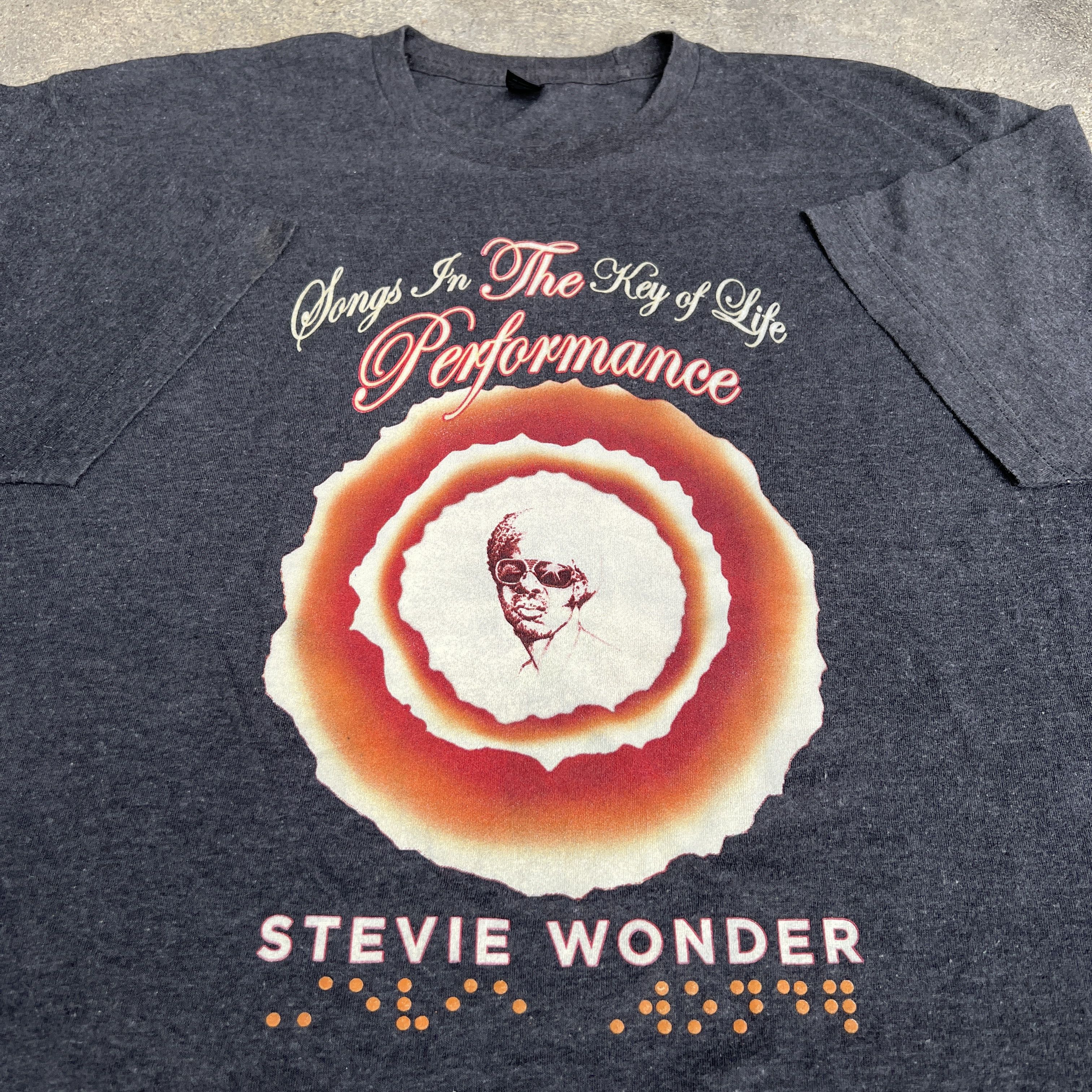 Star Of Hollywood 2015 Stevie Wonder Promo Tour Tee Shirt Oversized Hoodie, Sweatshirt | PodTeesHub.com