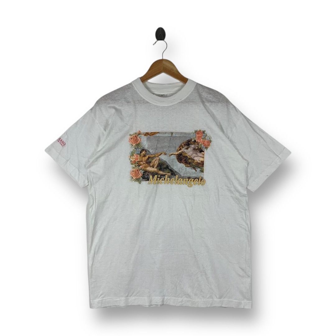 Other Vintage Michealangelo Art Printed Tees Hoodie, Sweatshirt | PodTeesHub.com