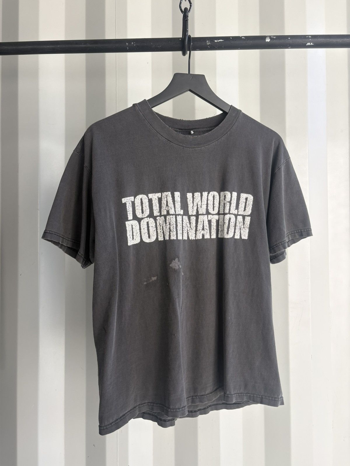 Vintage Thrashed World Domination Faded Distressed Shirt Grunge Band Hoodie, Sweatshirt | PodTeesHub.com