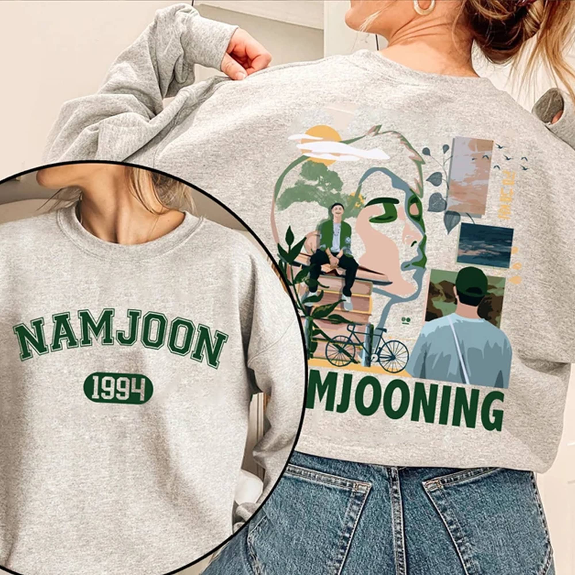 Bts Namjoon Vibes - Exclusive T-Shirt Pod Collection Hoodie, Sweatshirt | PodTeesHub.com