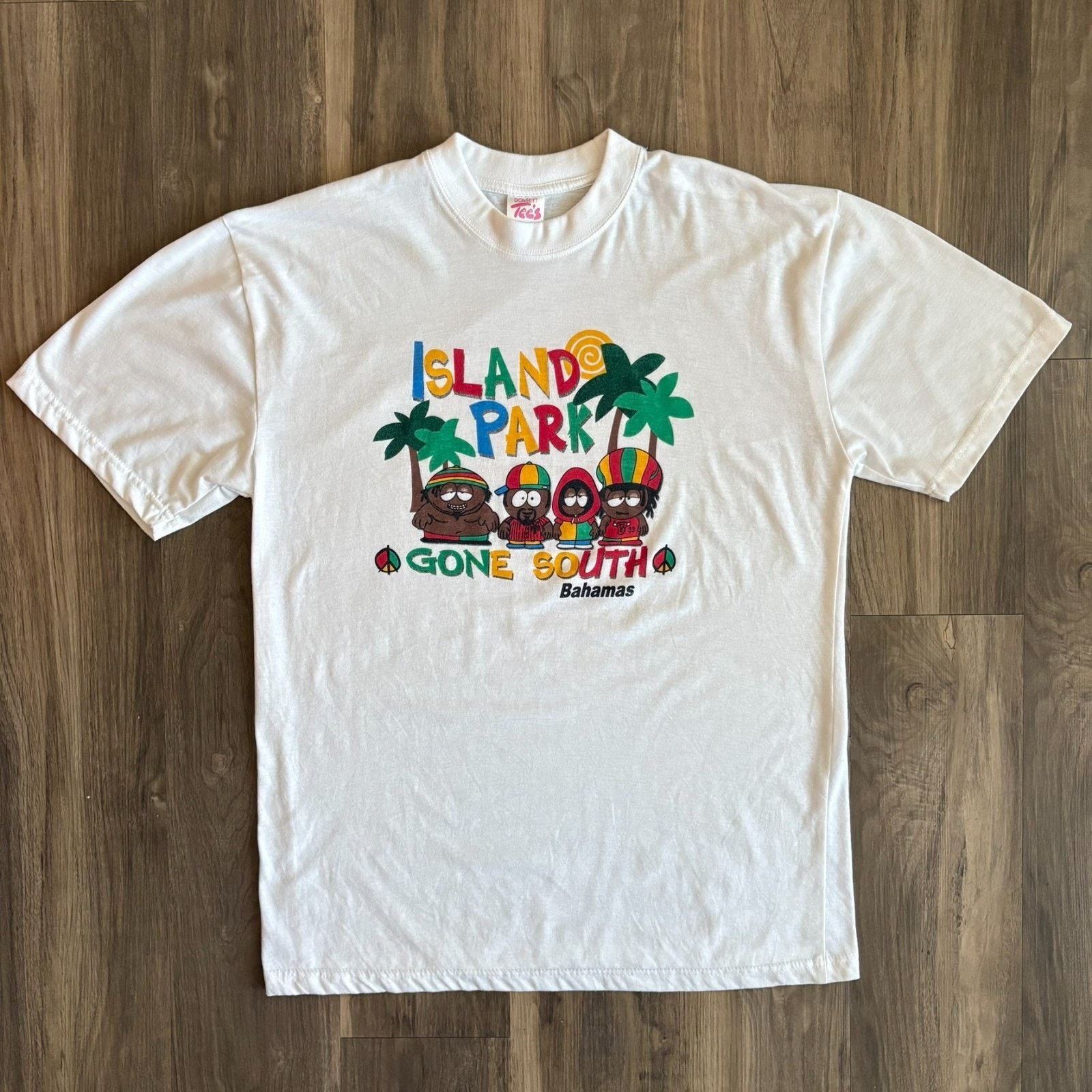 Vintage South Park Jamaica T Shirt Men S Size Xl Fits L Hoodie, Sweatshirt | PodTeesHub.com