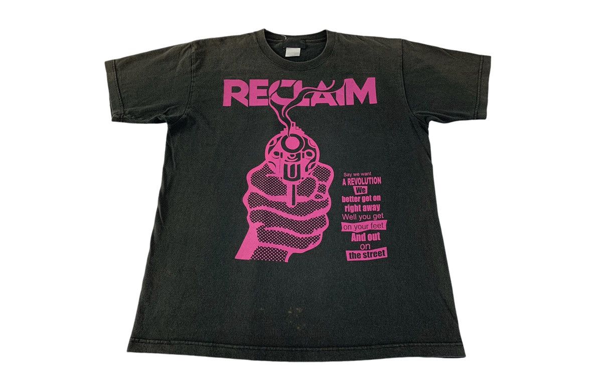 Vintage Hype Reclaim A Revolution Big Pistol Printed Tee Hoodie, Sweatshirt | PodTeesHub.com