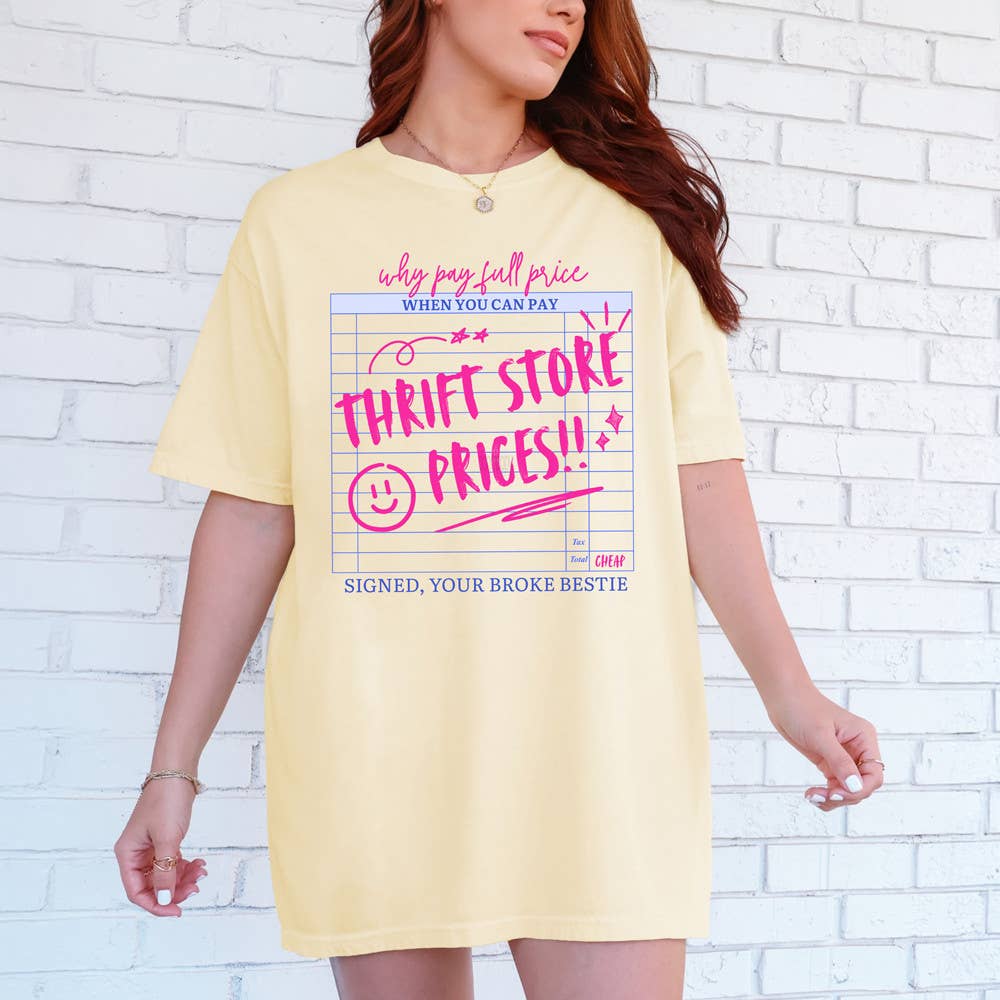 Why Pay Full Price When You Can Pay Thrift Store Prices Tee Hoodie, Sweatshirt | PodTeesHub.com