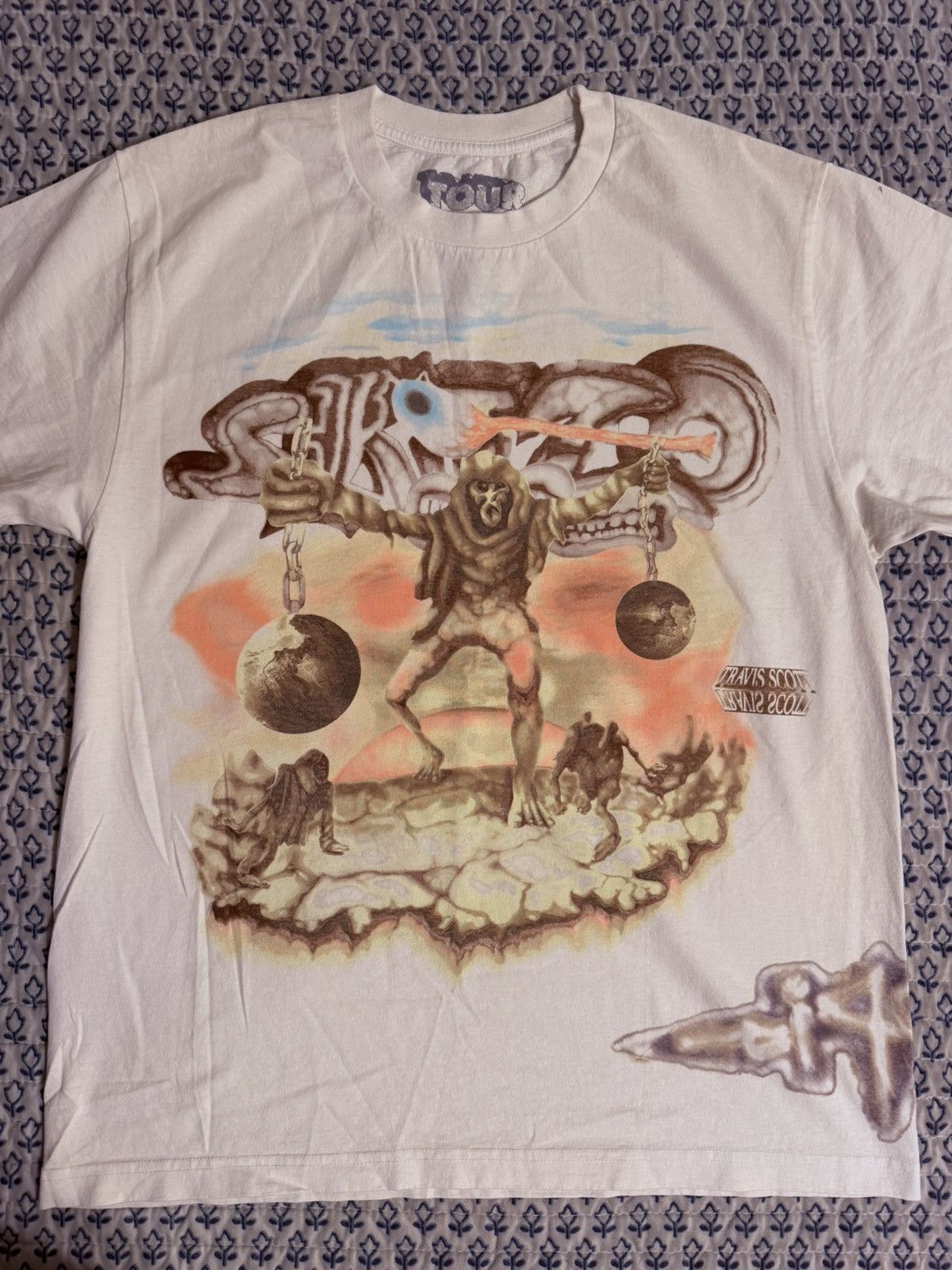 Scott Travis Scott Utopia Tour 2024 Tee Size Lg Hoodie, Sweatshirt | PodTeesHub.com