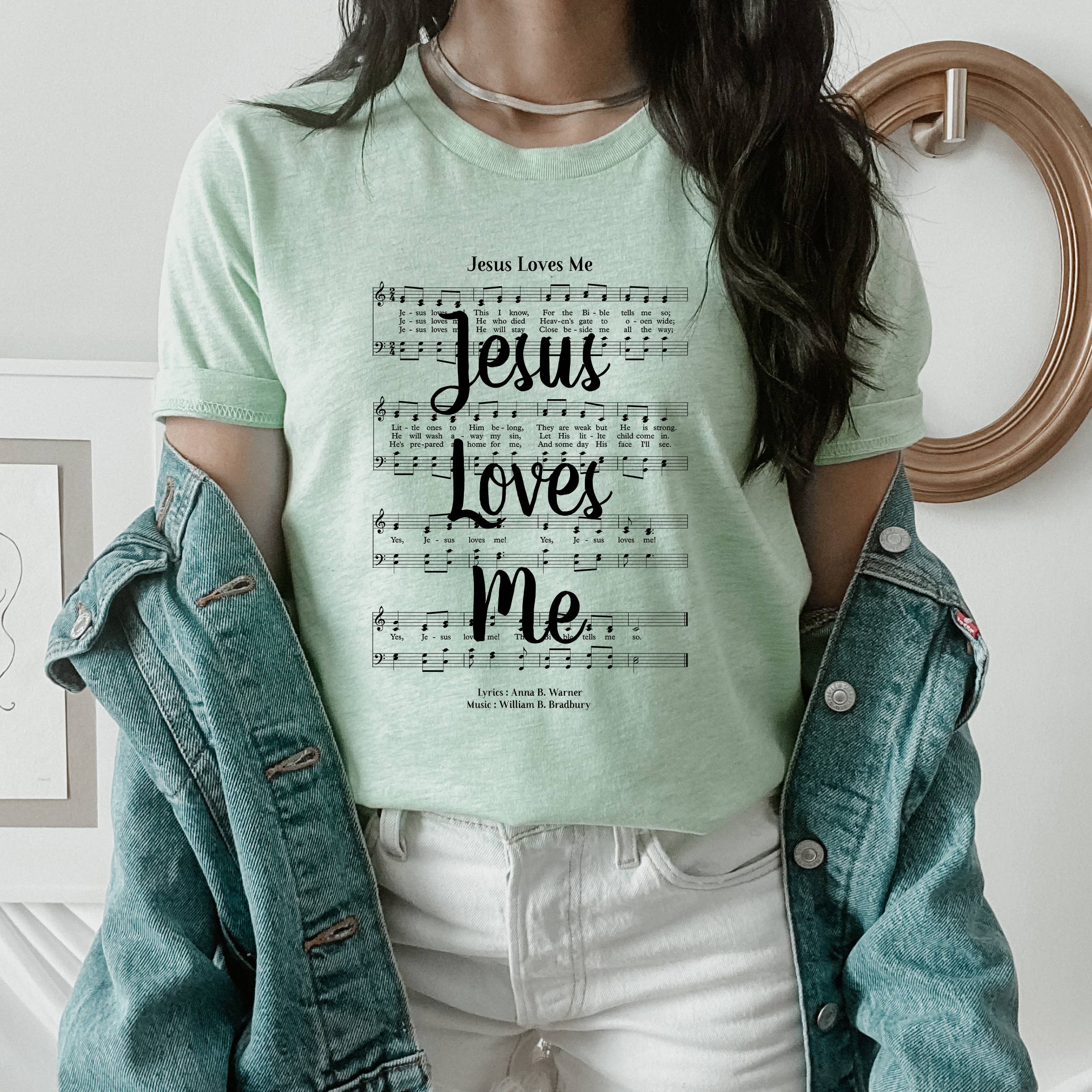Jesus Loves Me Hymn T-Shirt Hoodie, Sweatshirt | PodTeesHub.com