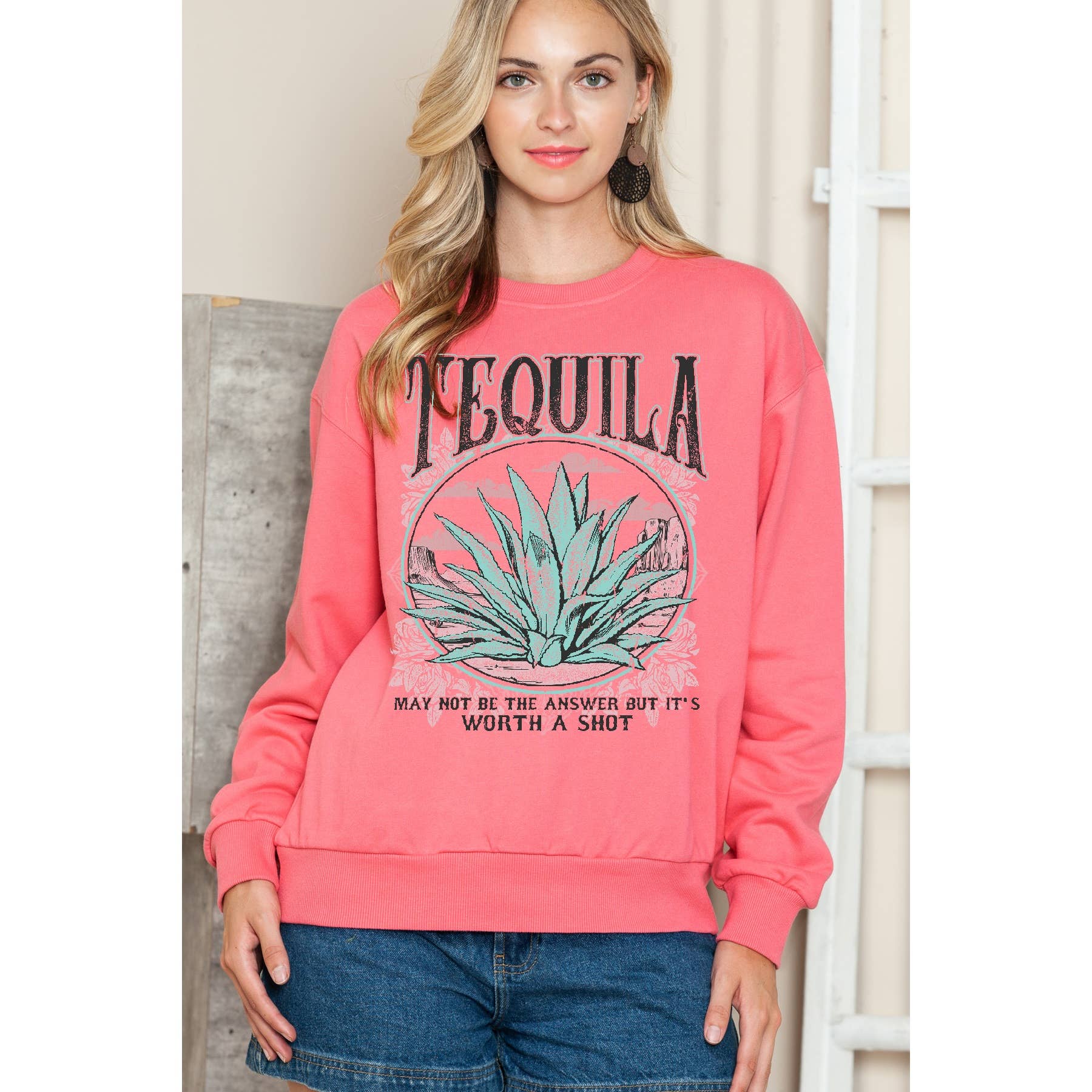 Tequila - Crewneck Sweatshirt T-Shirts, Hoodie | PodTeesHub.com