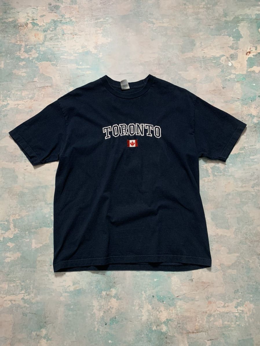 Vintage Toronto Y2k T Shirt Embroidered Central Big Logo 2000s Hoodie, Sweatshirt | PodTeesHub.com